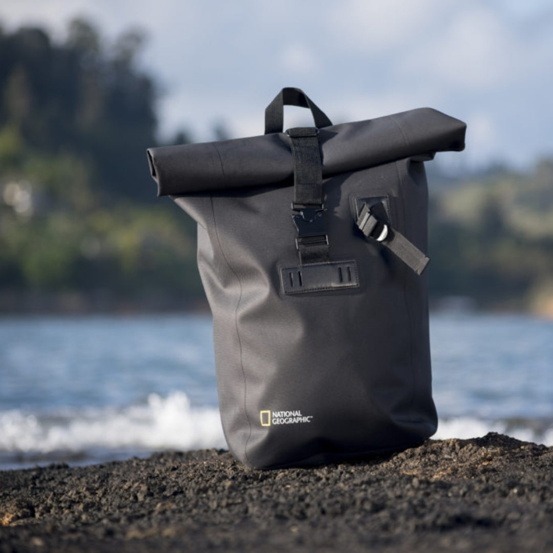Waterproof roll top backpack online