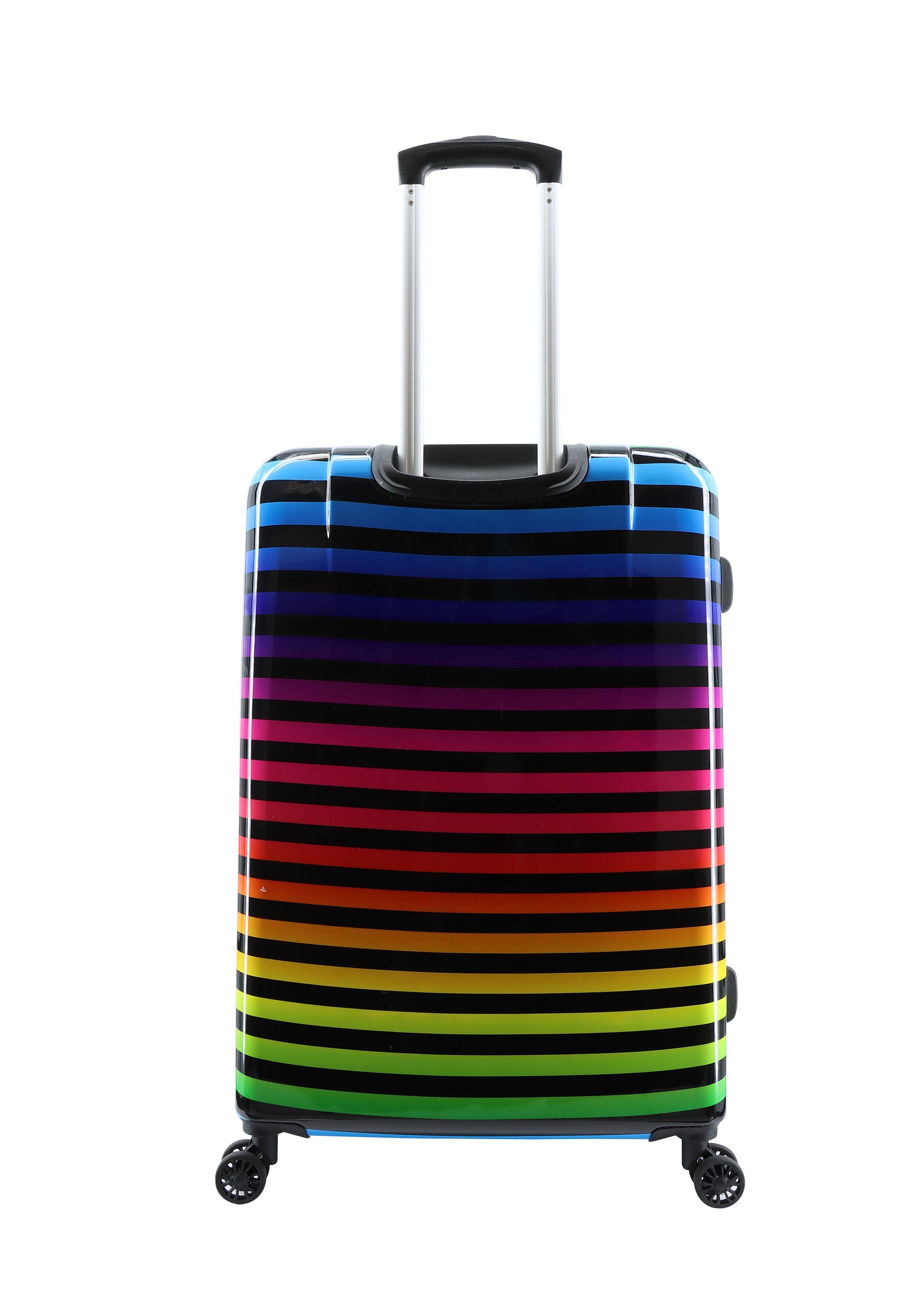 Saxoline Color Strip Hard Suitcase Set / Luggage Set / Trolley Set - 55/64/74 cm (S/M/L)