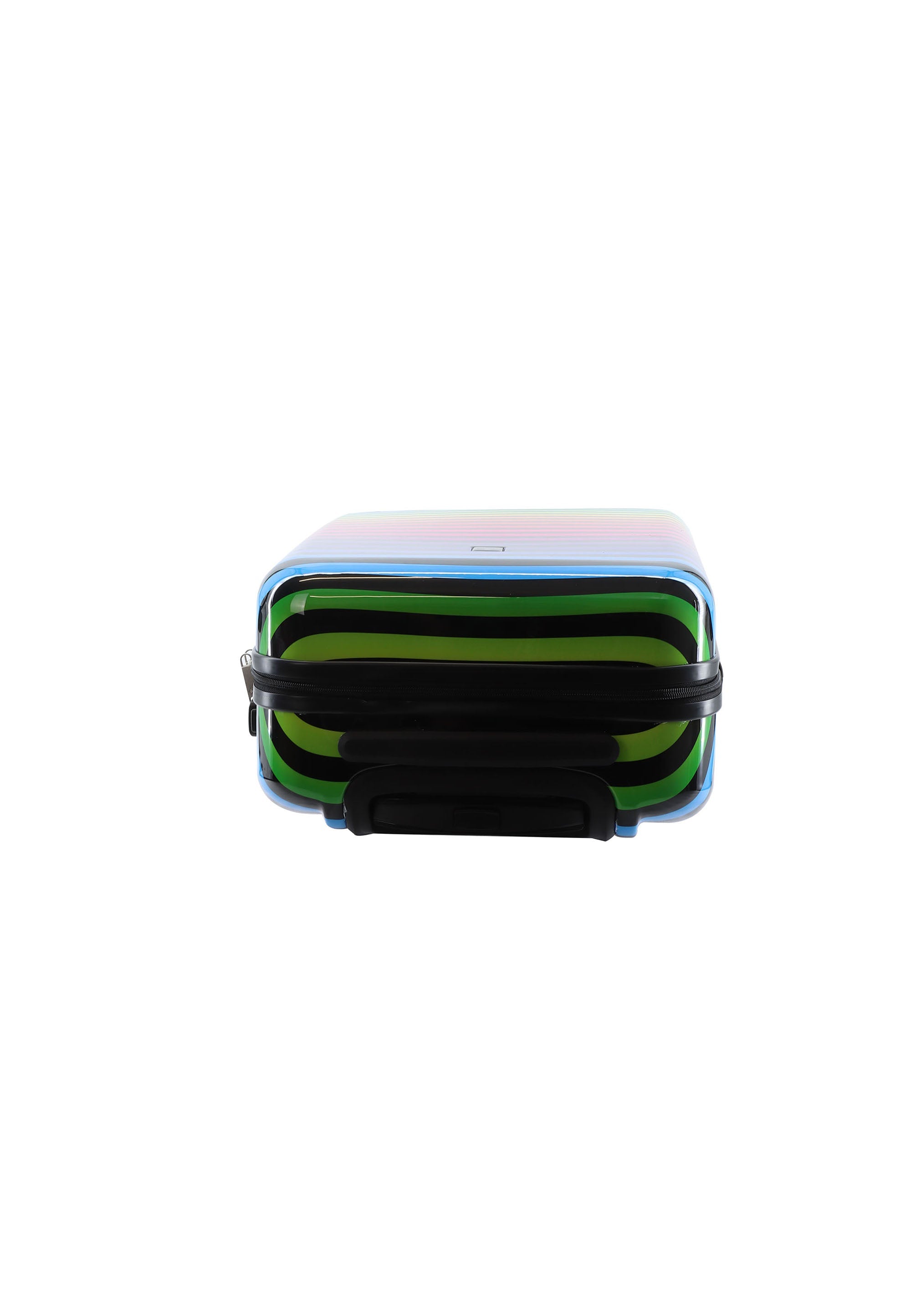 Saxoline Color Strip Handluggage Hard Suitcase / Luggage / Trolley - 55 cm (Small)