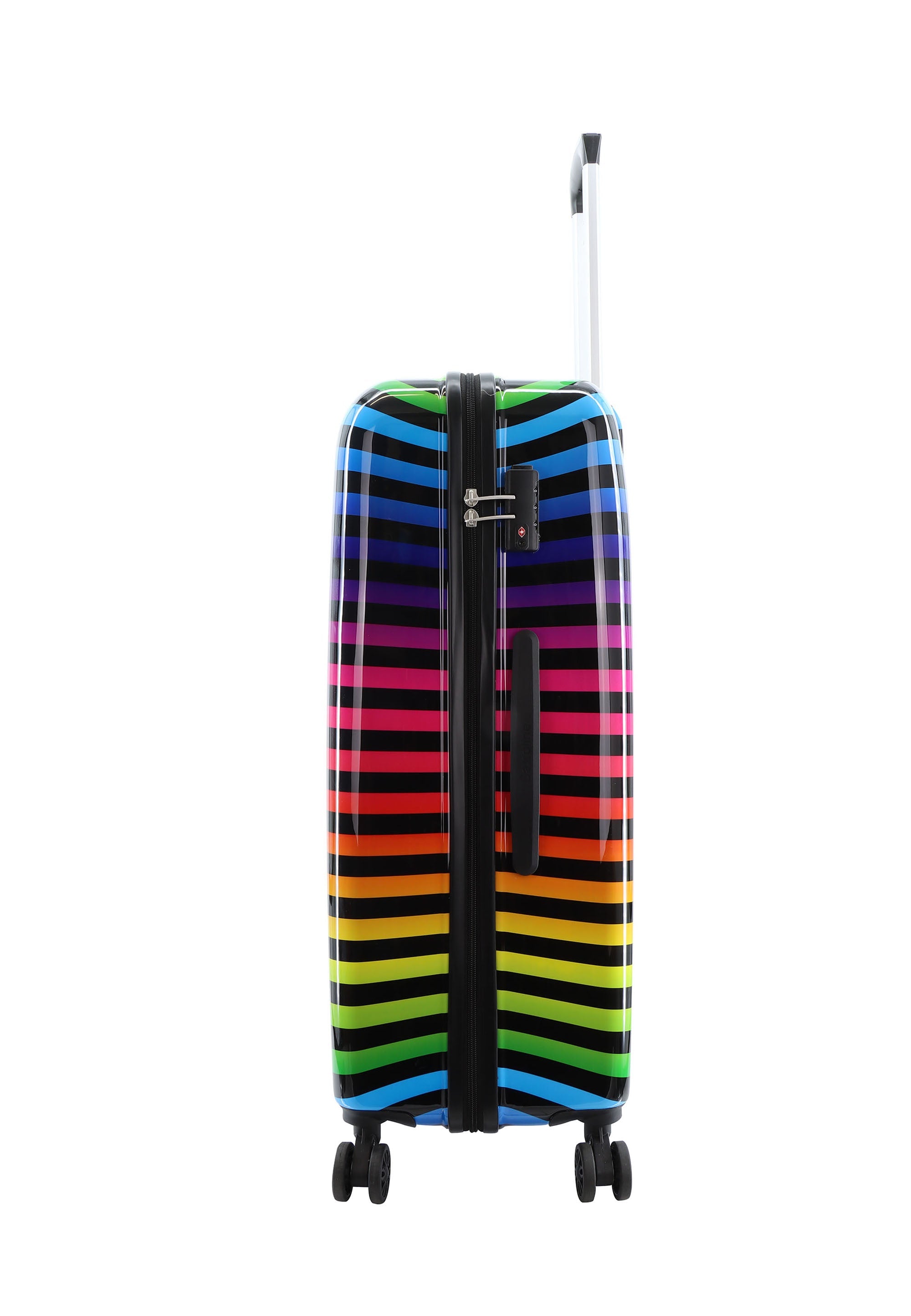 Saxoline Color Strip Hard Suitcase / Luggage / Trolley - 74 cm (Large)