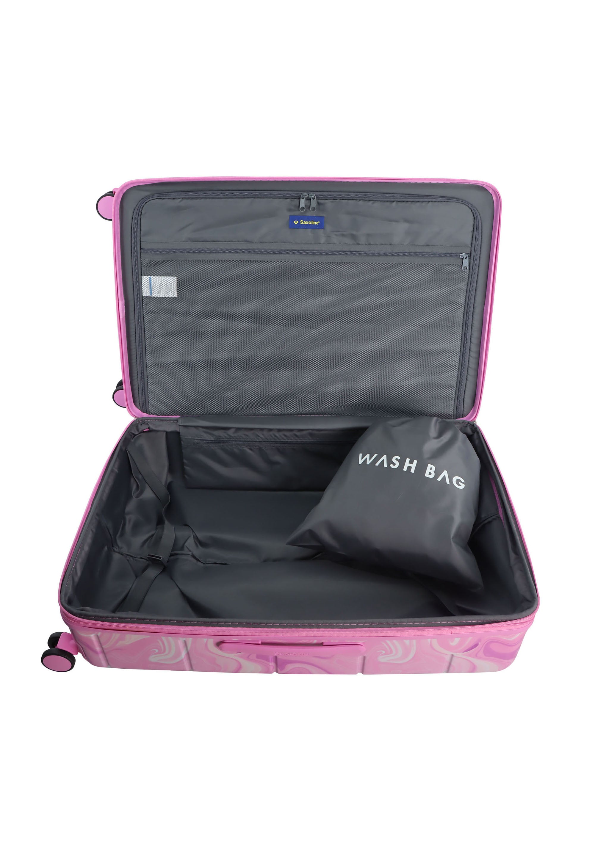 Saxoline Splash Hard Suitcase Set / Luggage Set / Trolley Set - 57/67/77 cm (S/M/L)
