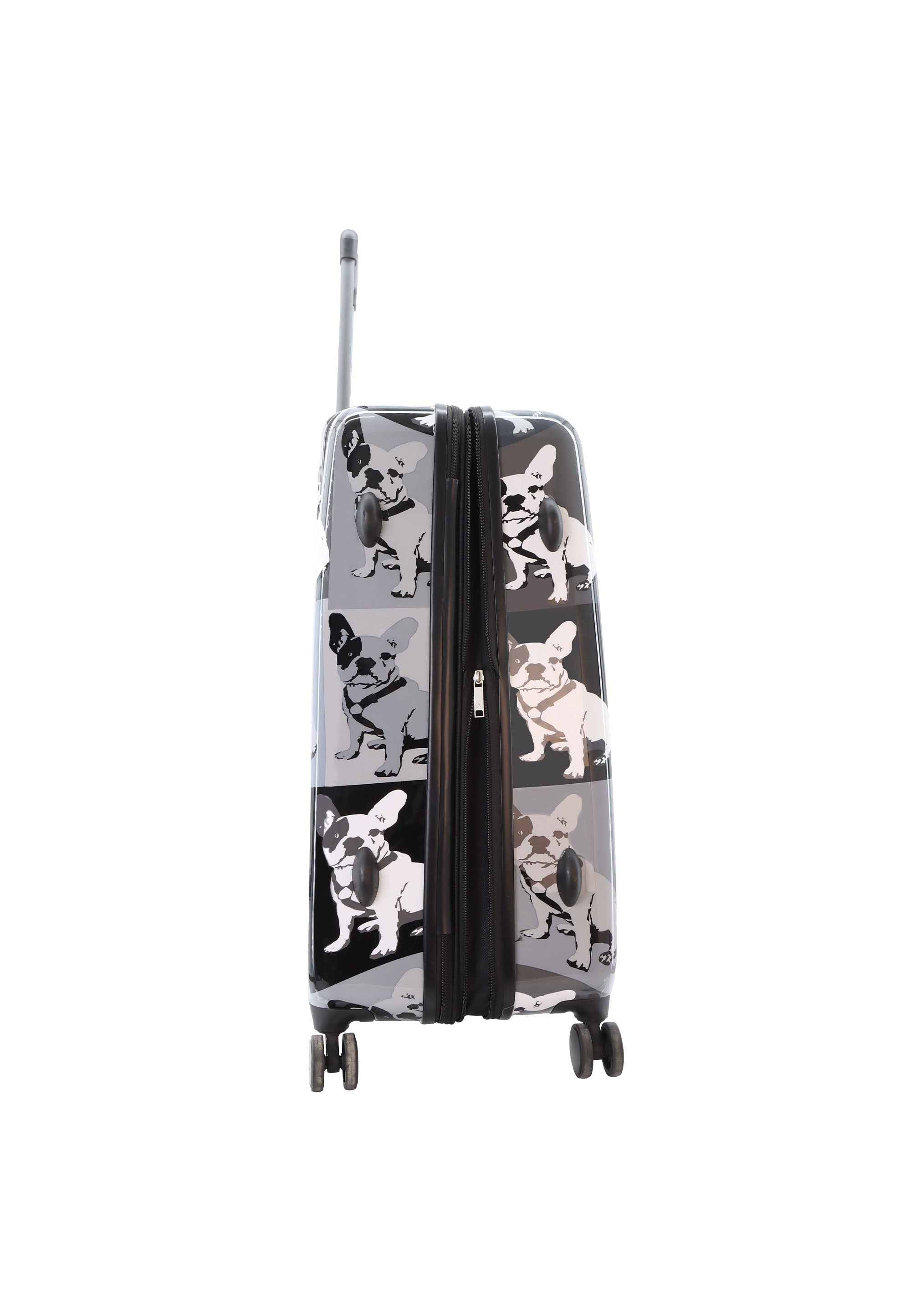 Saxoline Blue Bulldog Monochrome Hard Suitcase Set / Luggage Set / Trolley Set - 55/67/77 cm (S/M/L)