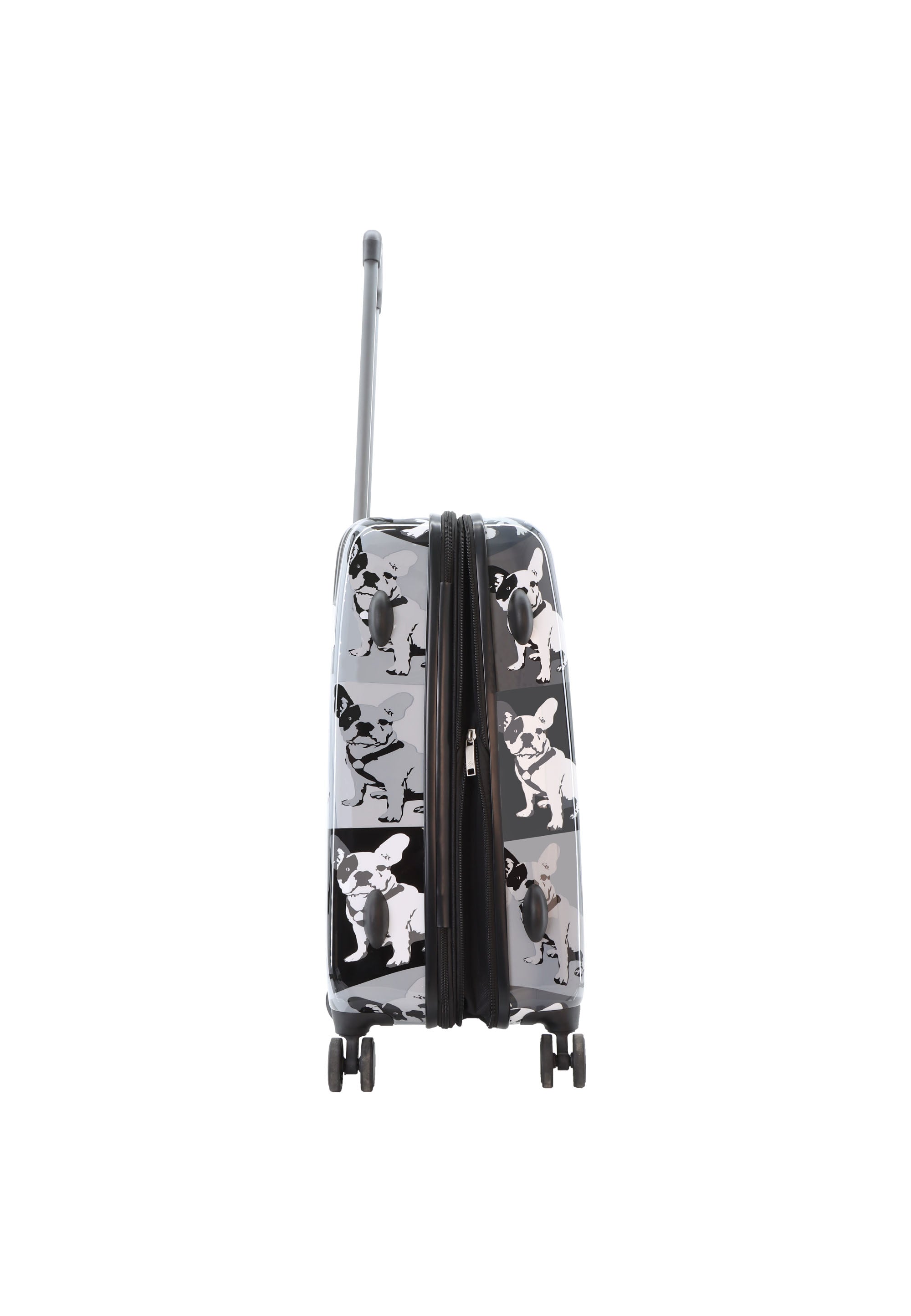 Saxoline Blue Bulldog Monochrome Hard Suitcase / Luggage / Trolley - 67 cm (Medium)