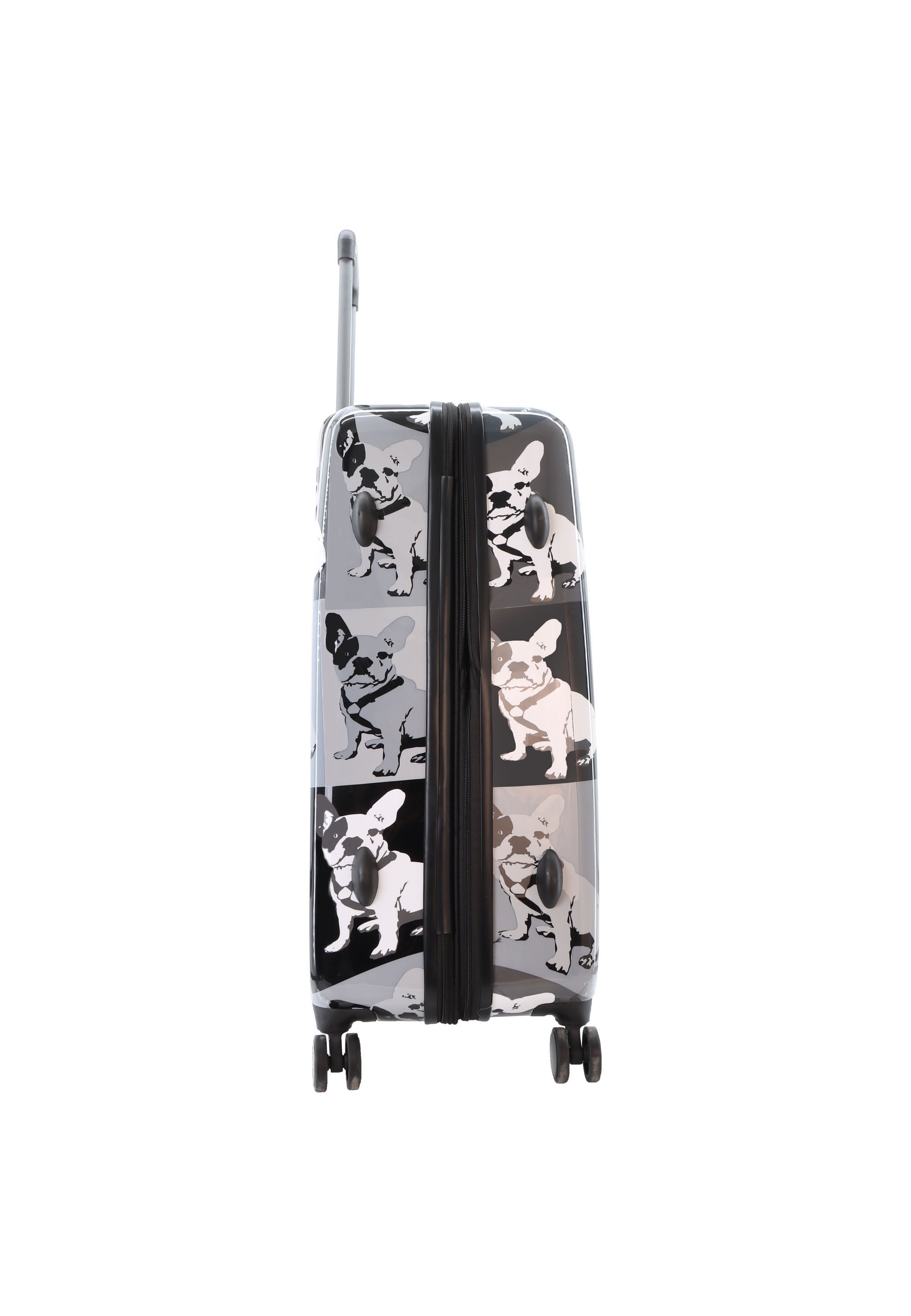 Saxoline Blue Bulldog Monochrome Hard Suitcase / Luggage / Trolley -77 cm (Large)