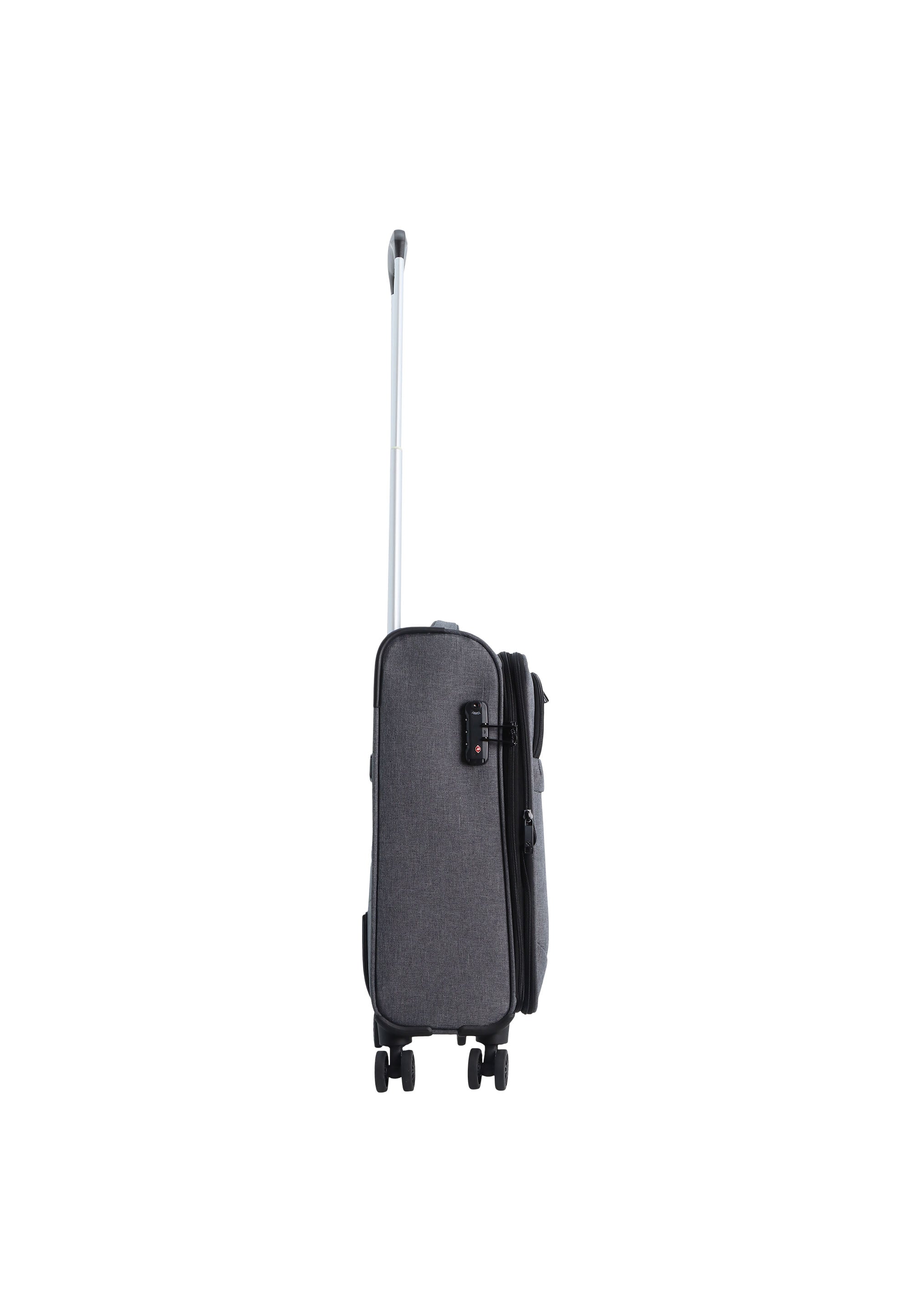 Saxoline 2 Tone Handluggage Soft Suitcase / Trolley / Travel Suitcase - 53 cm (Small)