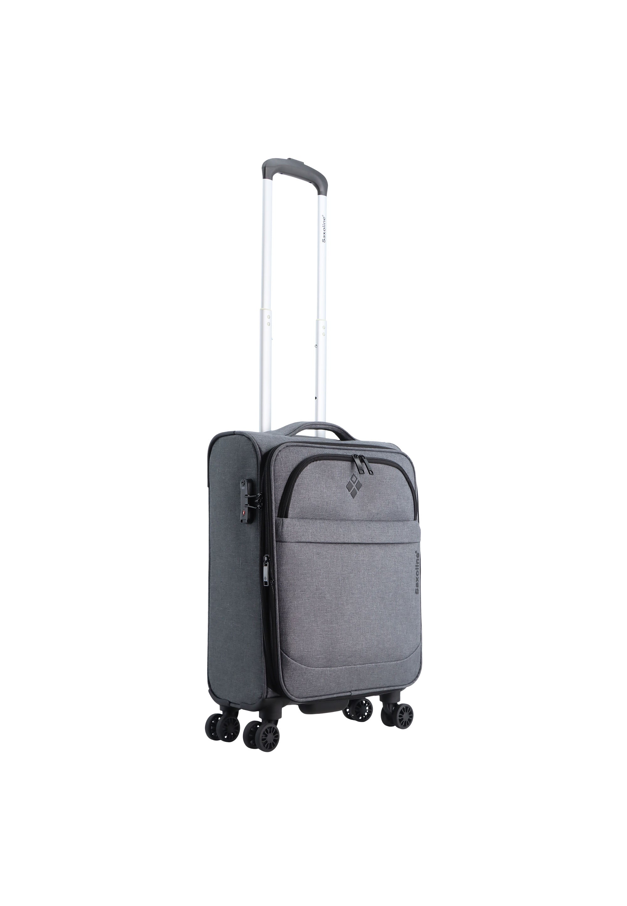 Saxoline 2 Tone Handluggage Soft Suitcase / Trolley / Travel Suitcase - 53 cm (Small)