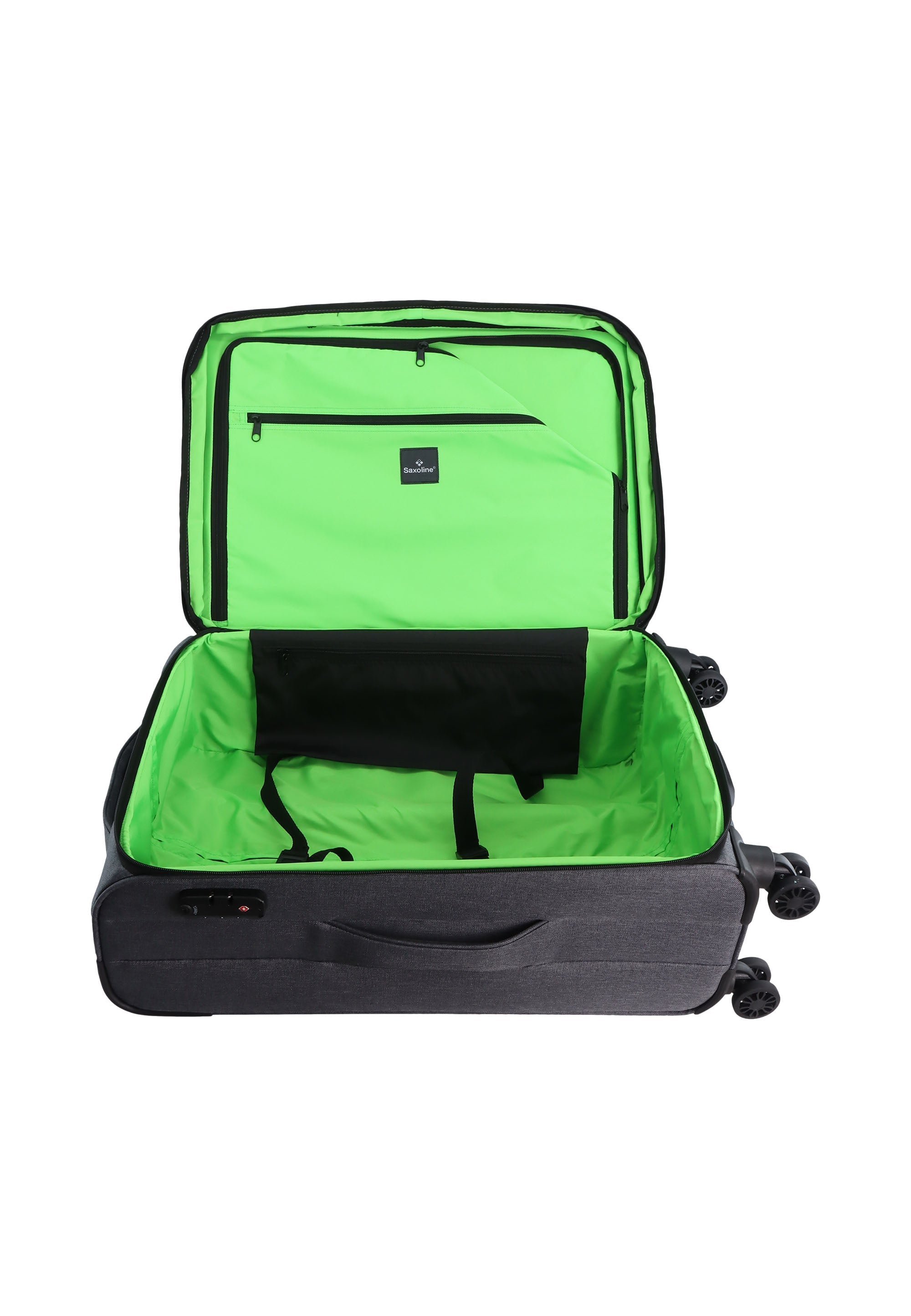 Saxoline 2 Tone Soft Suitcase / Trolley / Travel Suitcase -67 cm (Medium)