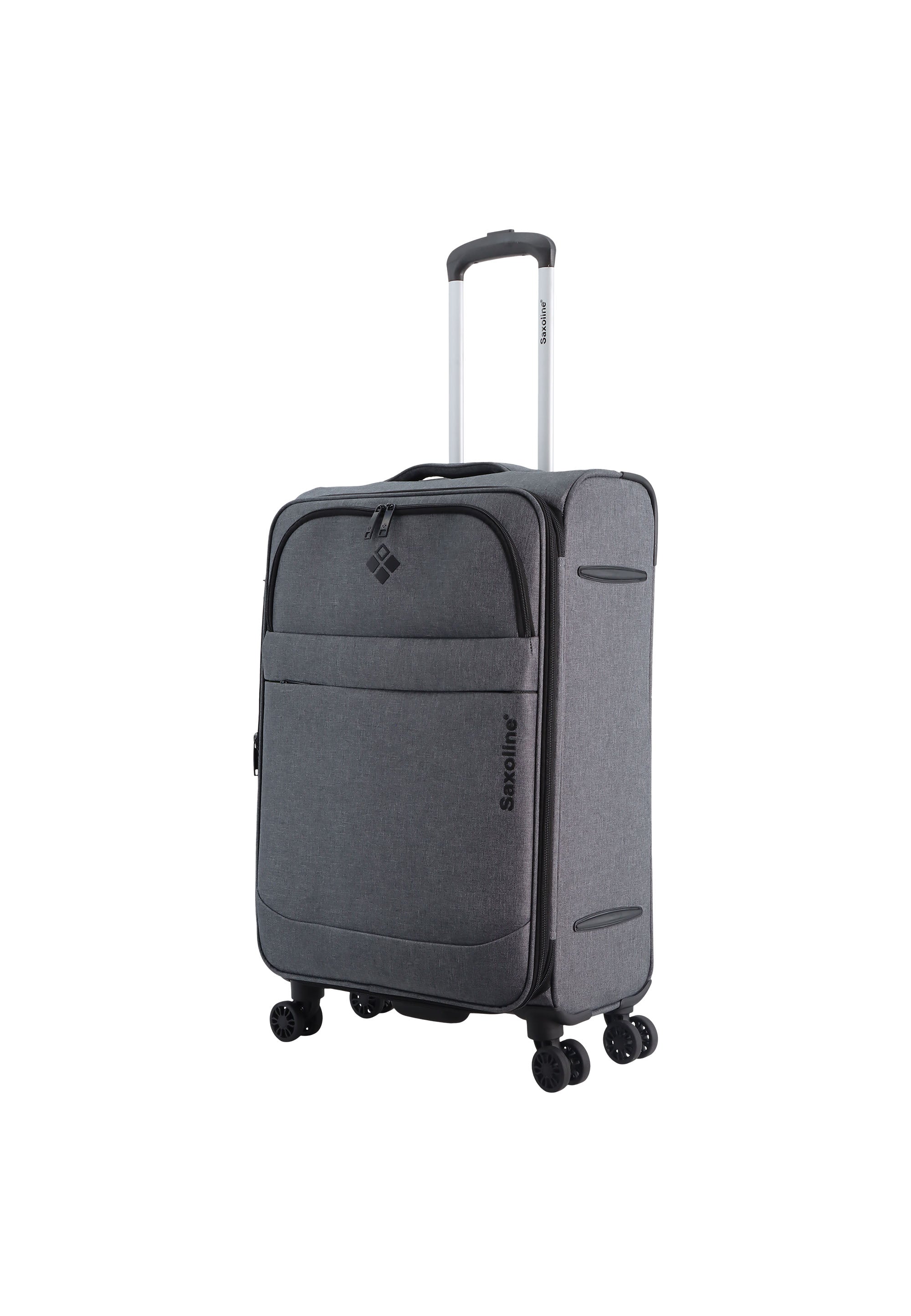 Saxoline 2 Tone Soft Suitcase / Trolley / Travel Suitcase -67 cm (Medium)