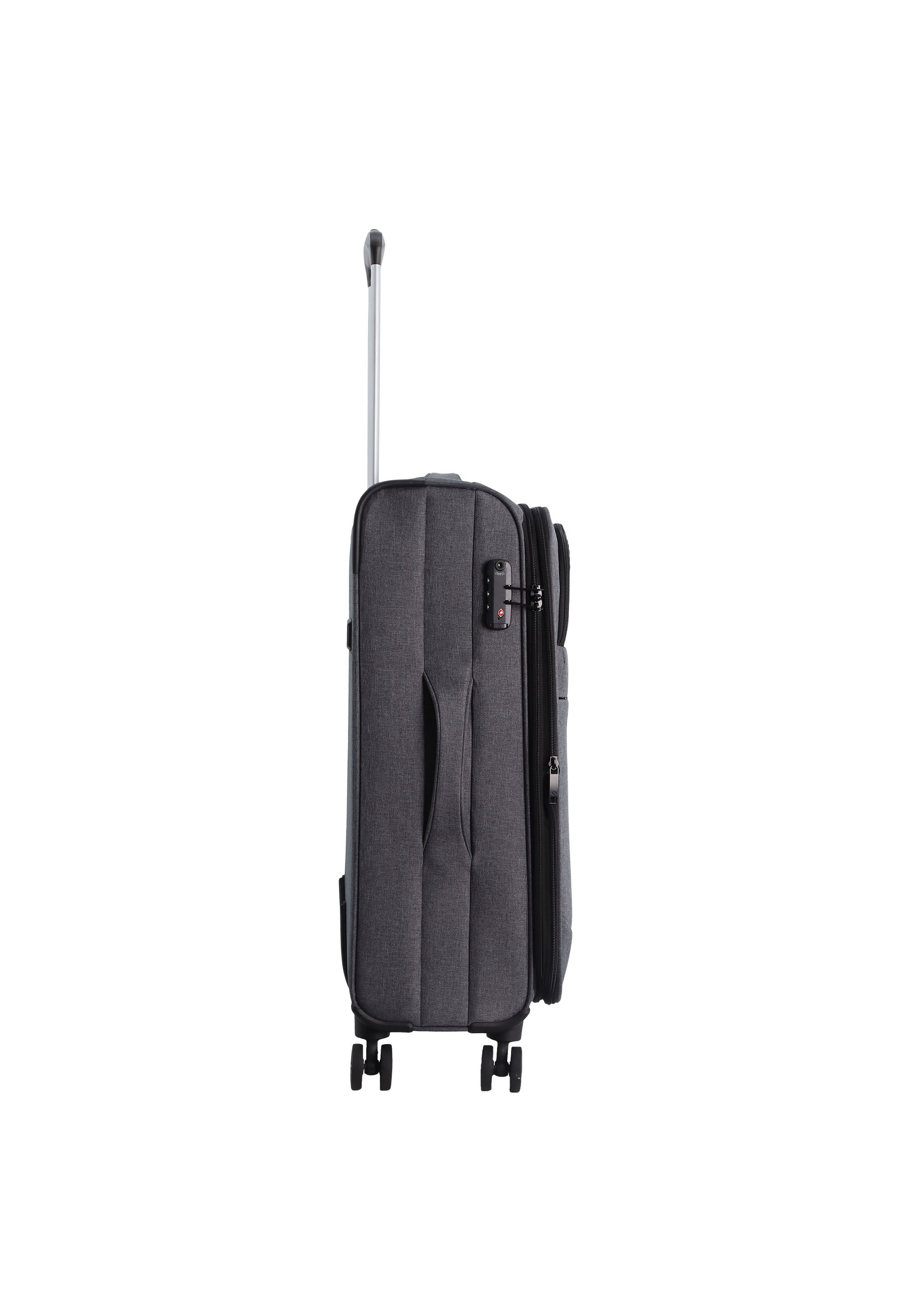 Saxoline 2 Tone Soft Suitcase / Trolley / Travel Suitcase -67 cm (Medium)