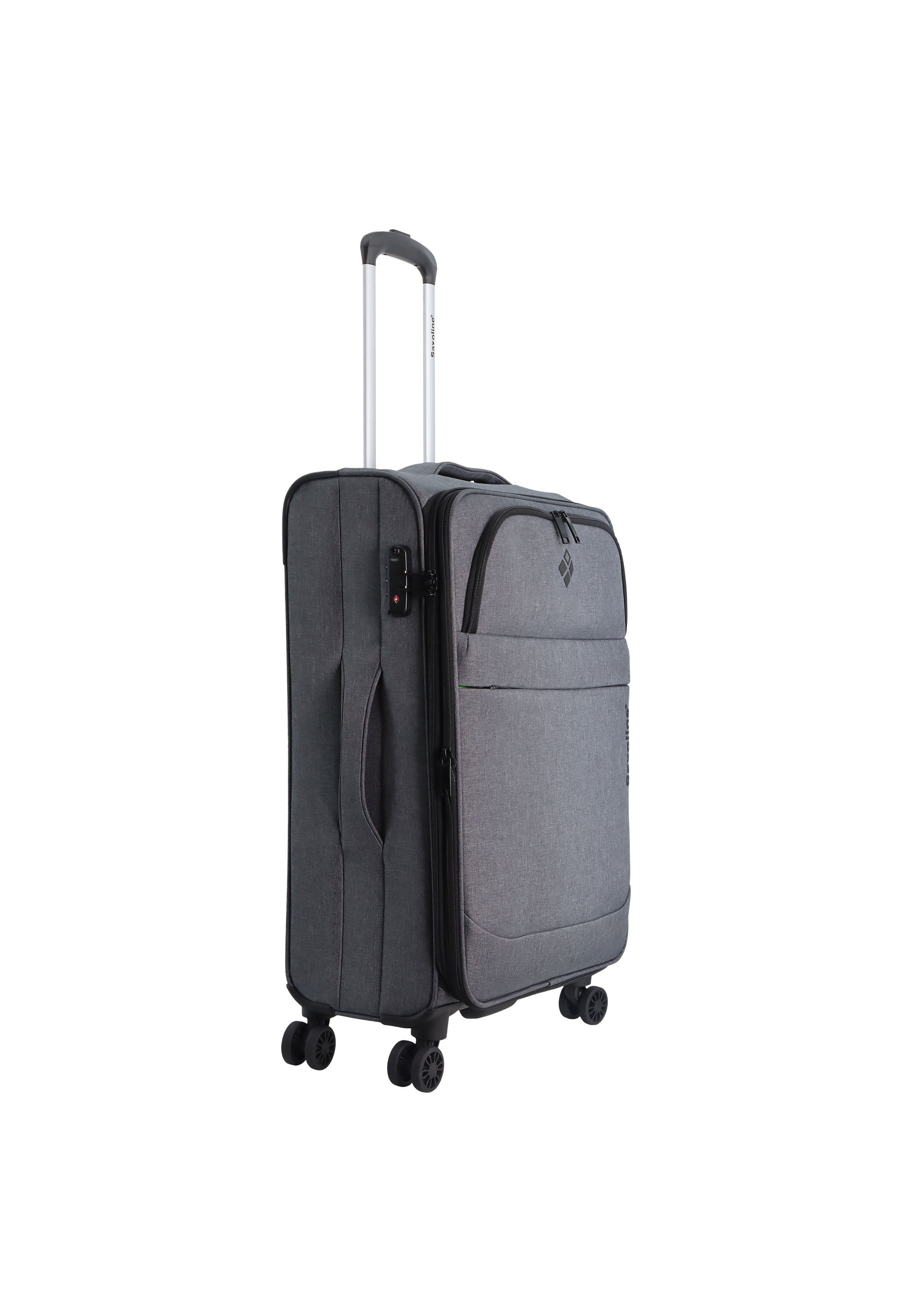 Saxoline 2 Tone Soft Suitcase / Trolley / Travel Suitcase -67 cm (Medium)