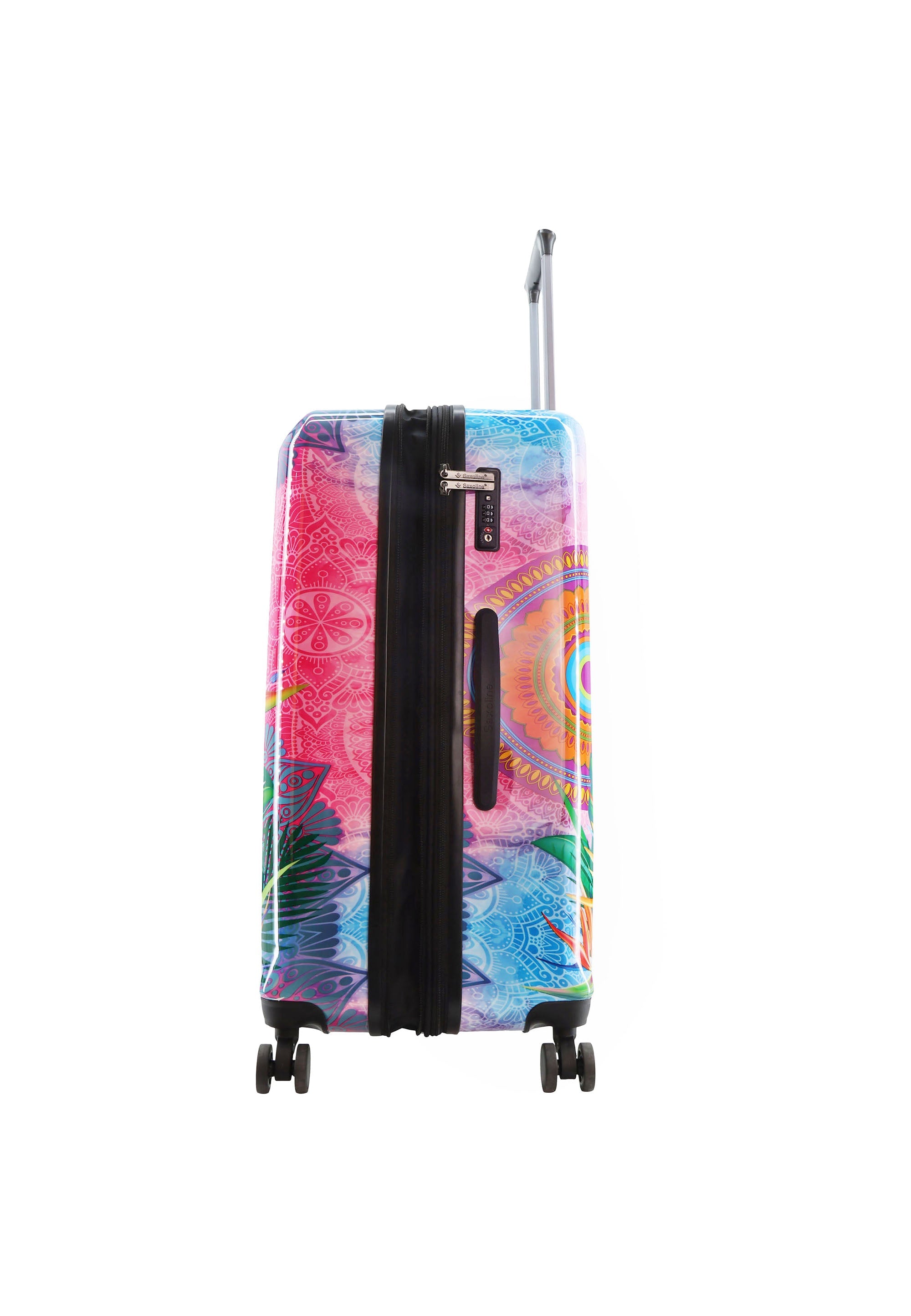 Saxoline Blue Butterfly Nature Hard Suitcase Set / Luggage Set / Trolley Set - 55/67/77 cm (S/M/L)