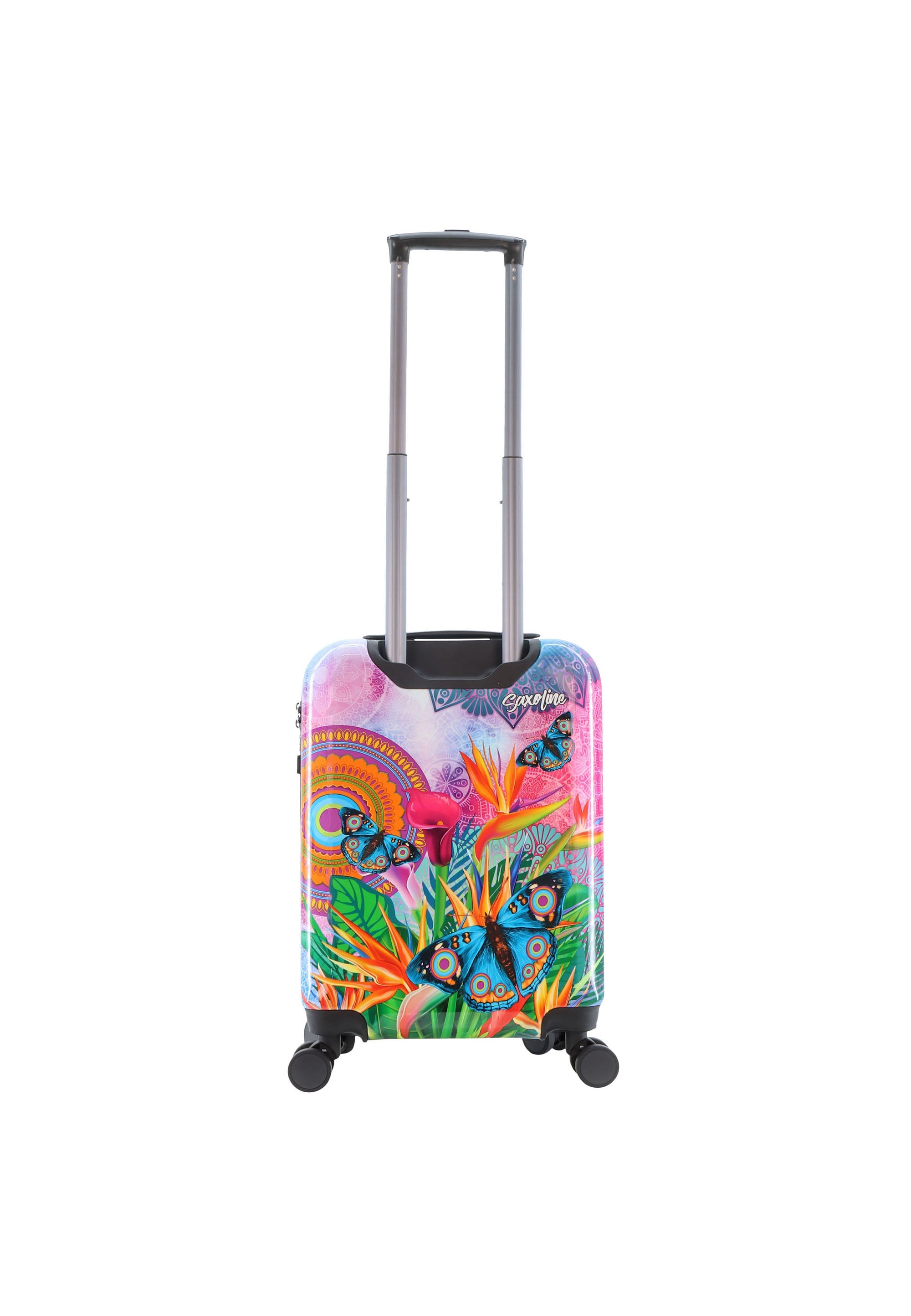 Saxoline Blue Butterfly Nature Handluggage Hard Suitcase / Luggage / Trolley - 55 cm (Small)