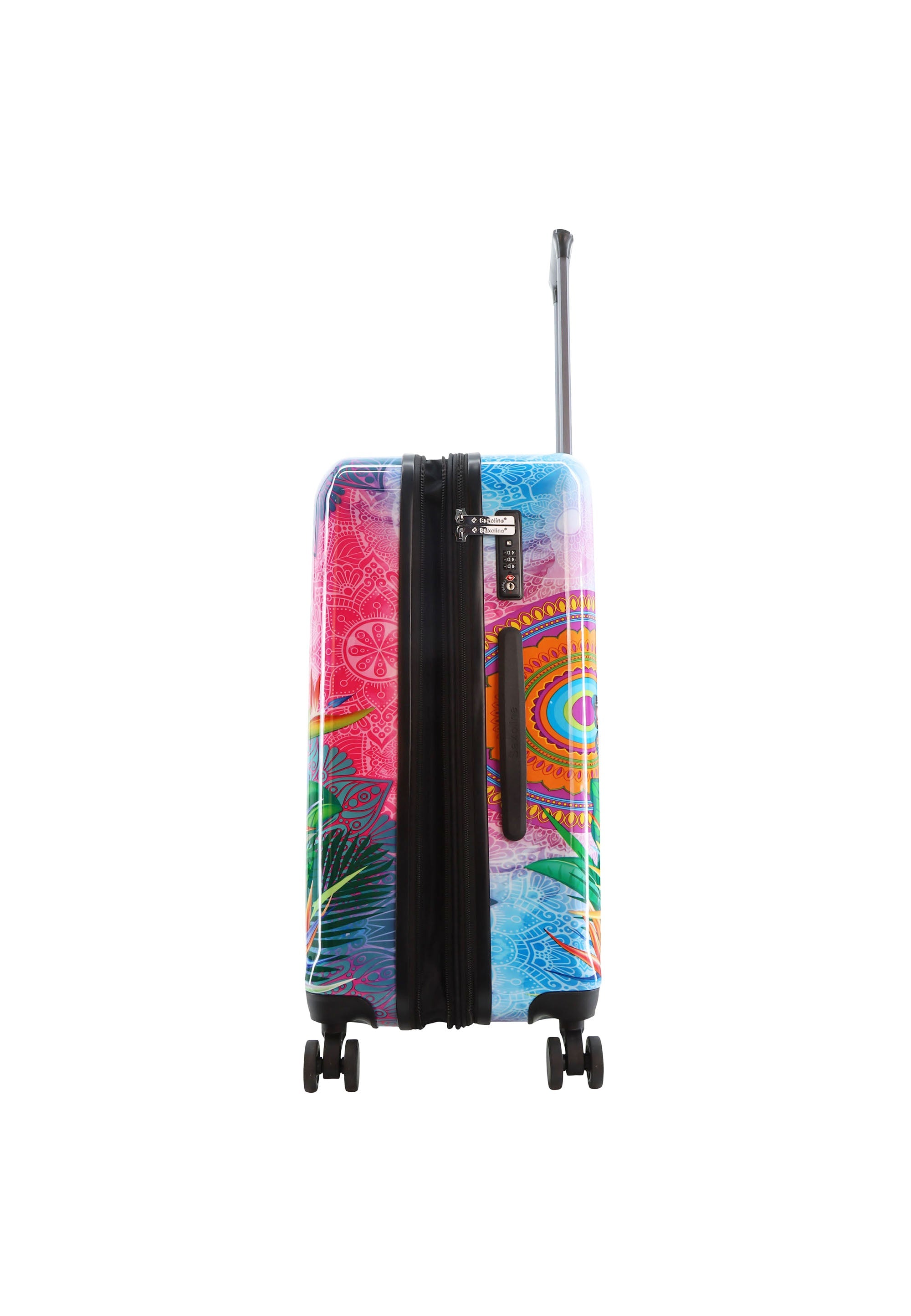 Saxoline Blue Butterfly Nature Hard Suitcase / Luggage / Trolley - 67 cm (Medium)