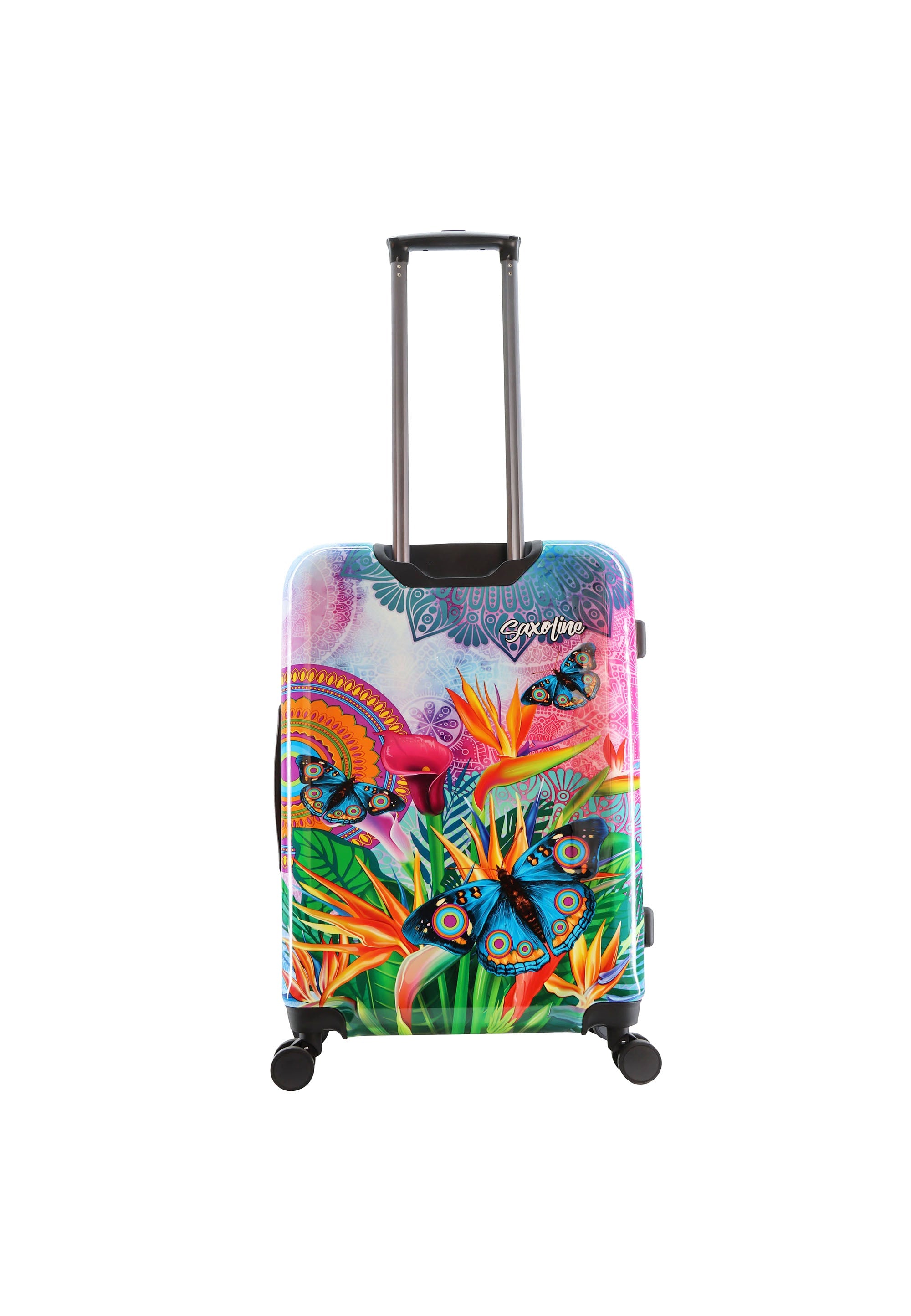 Saxoline Blue Butterfly Nature Hard Suitcase / Luggage / Trolley - 67 cm (Medium)