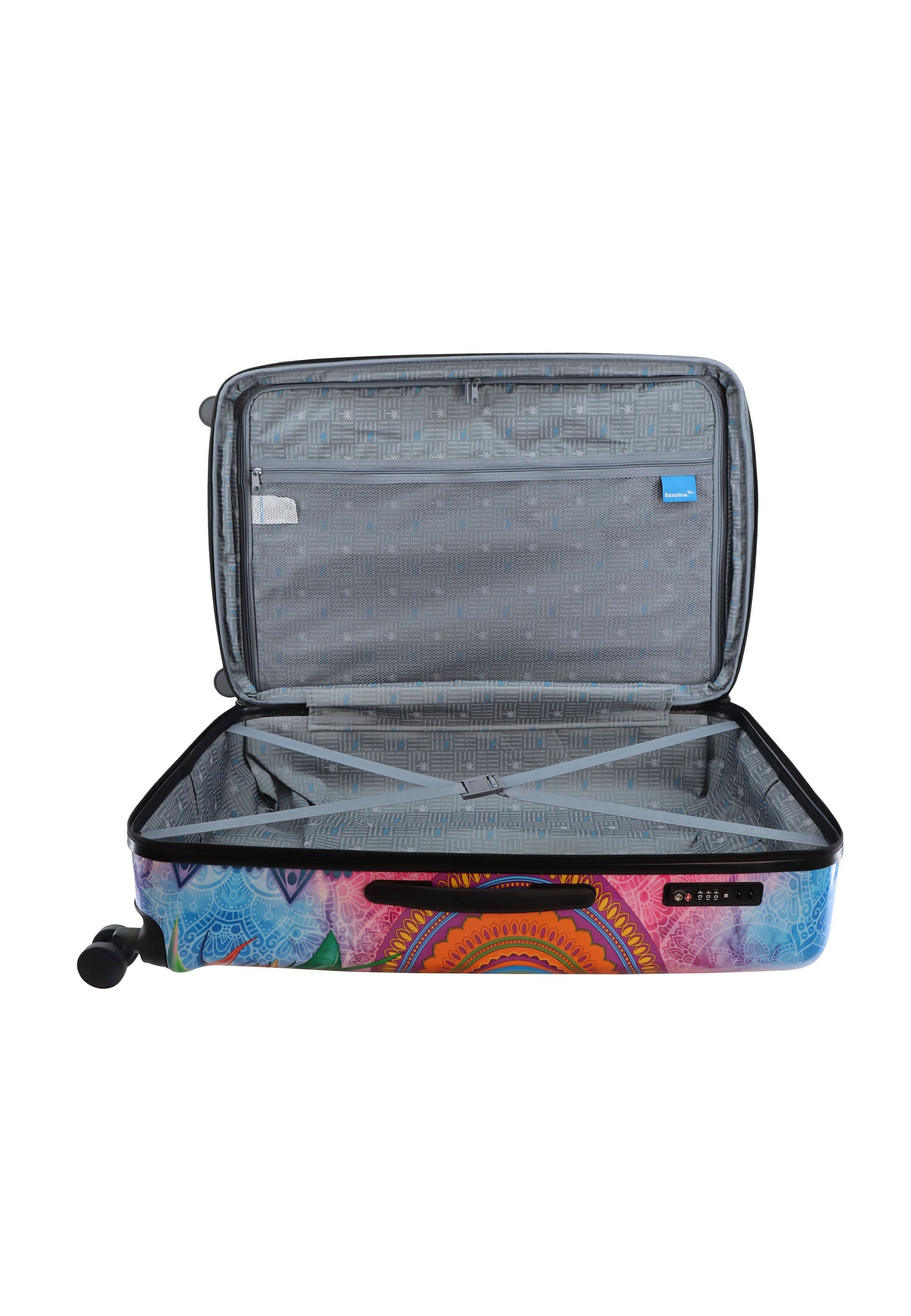 Saxoline Blue Butterfly Nature Hard Suitcase / Luggage / Trolley - 77 cm (Large)