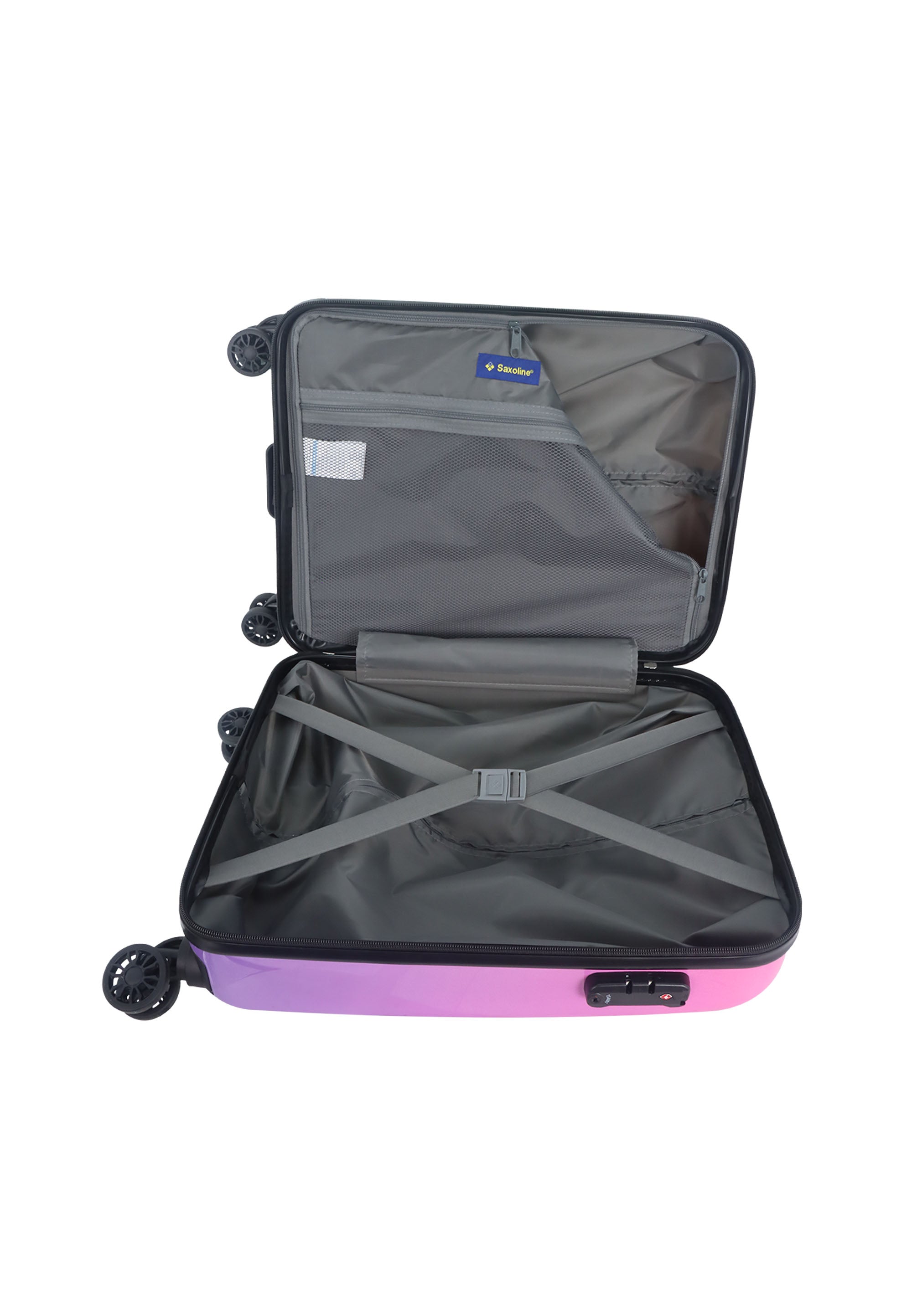 Saxoline Rainbow Handluggage Hard Suitcase / Trolley / Travel Suitcase - 54 cm - (Small)