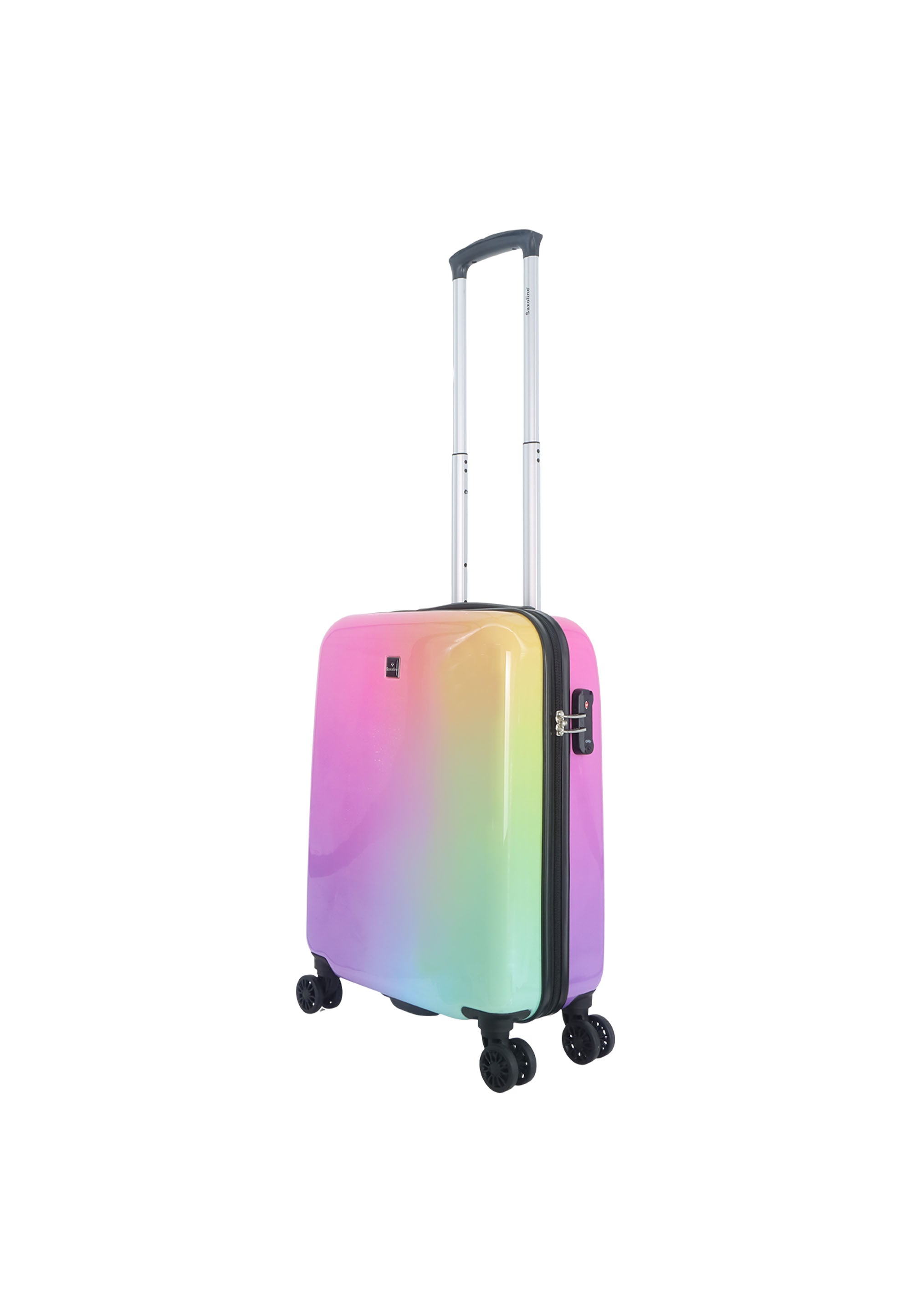 Saxoline Rainbow Handluggage Hard Suitcase / Trolley / Travel Suitcase - 54 cm - (Small)