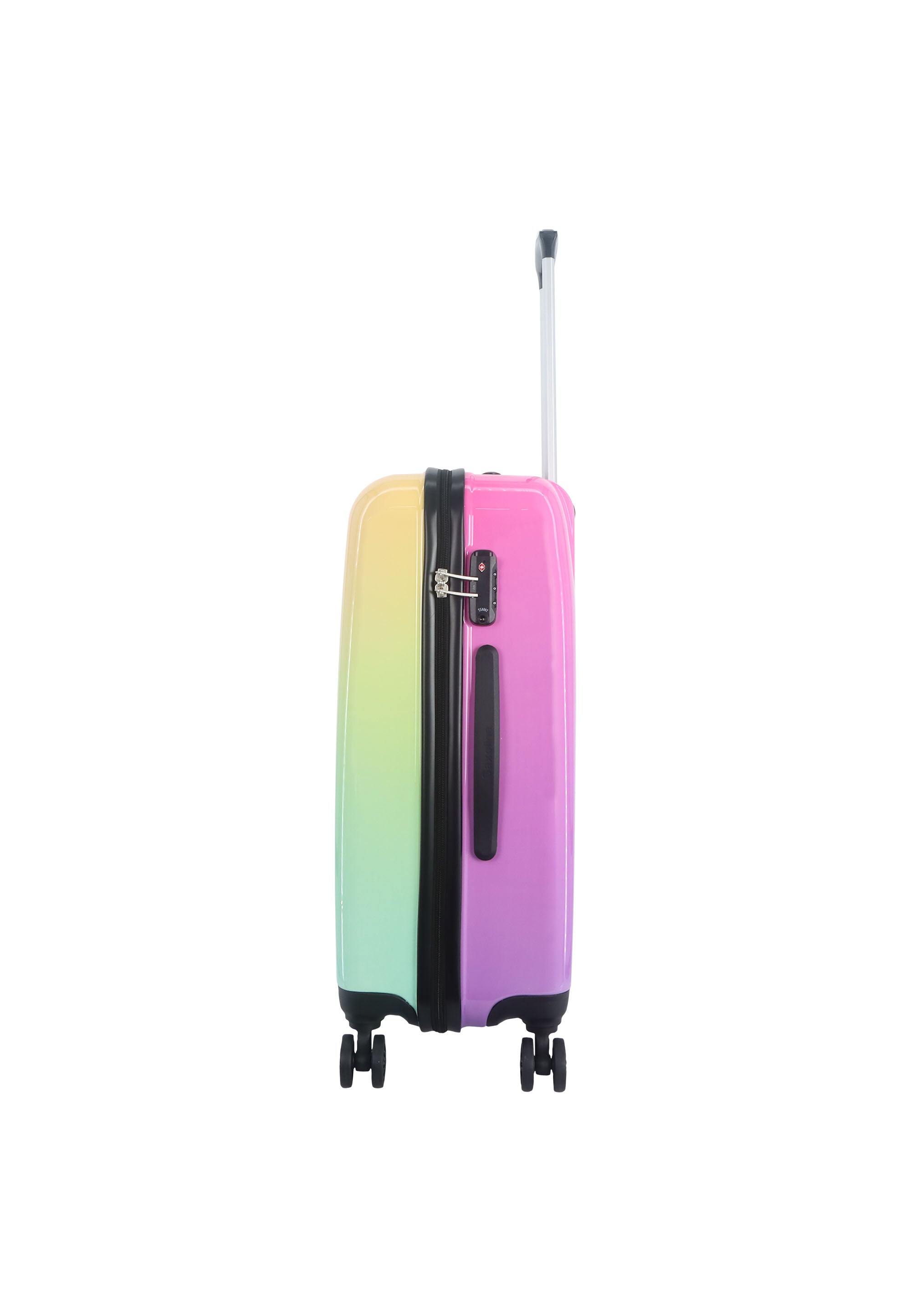 Saxoline Rainbow Hard Suitcase / Trolley / Luggage - 67 cm - (Medium)