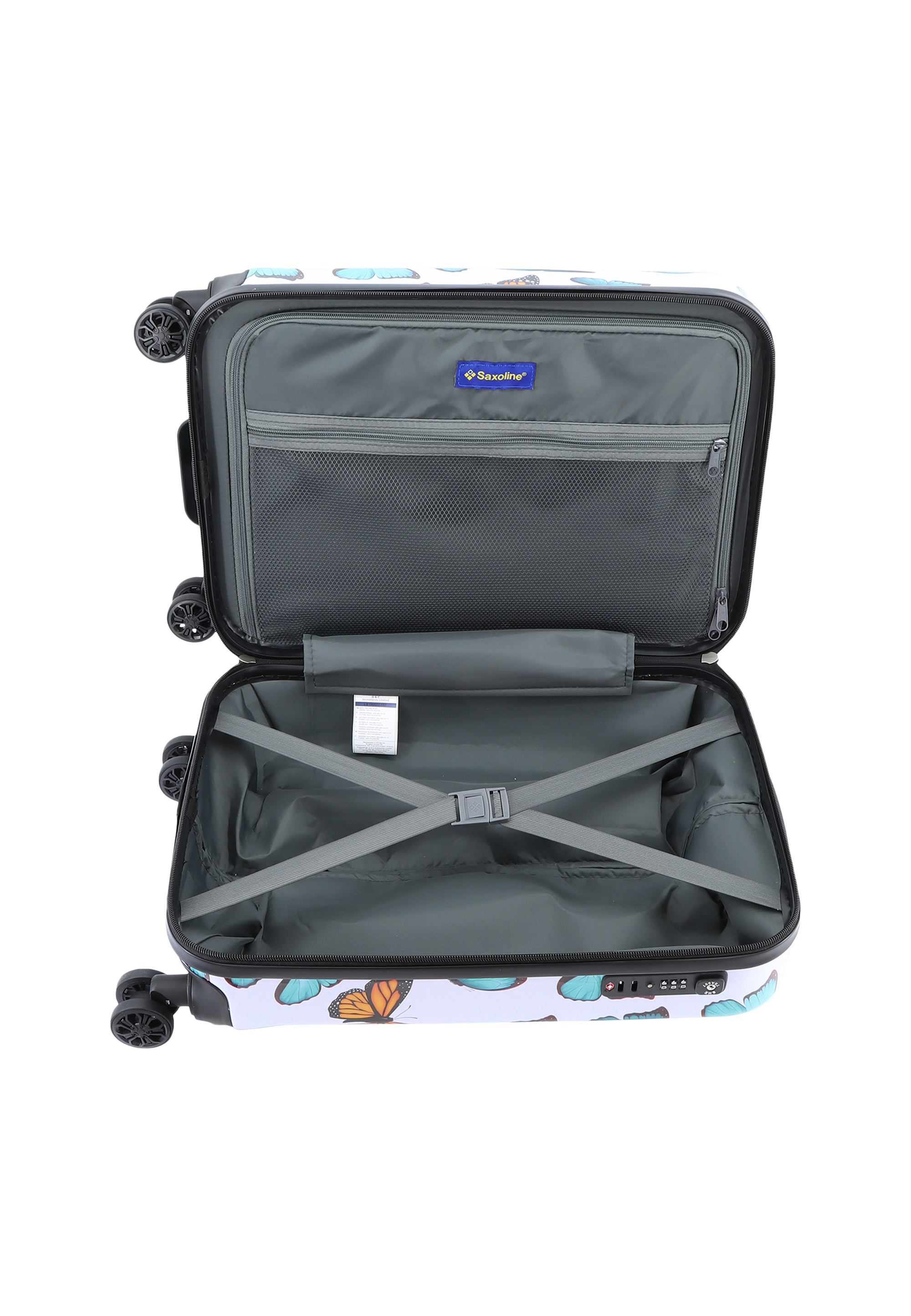 Saxoline Springful Hand LuggageHard Suitcase / Luggage / Trolley 55 cm - (Small)