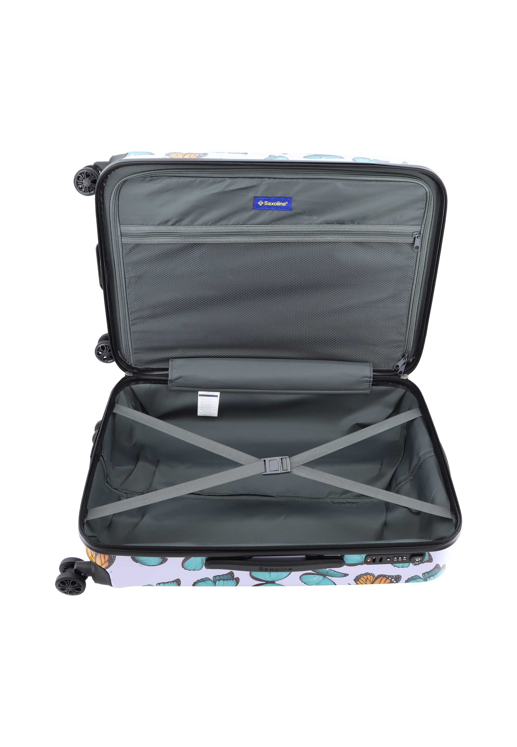 Saxoline Springful Hard Suitcase / Luggage / Trolley 66 cm - (Medium)