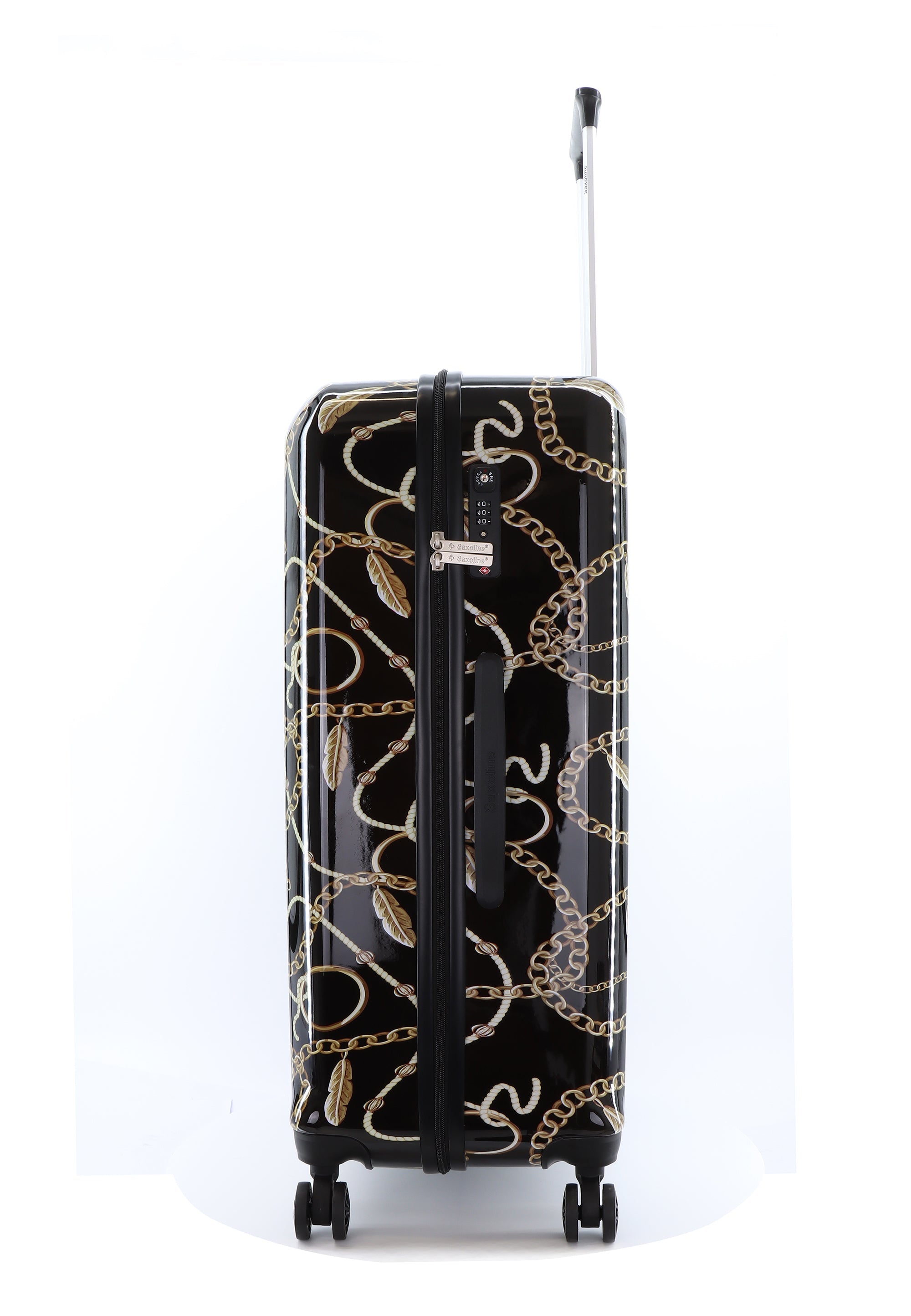 Saxoline Golden Age Hard Suitcase Set / Luggage Set / Trolley Set - 55/66/76 cm (S/M/L)