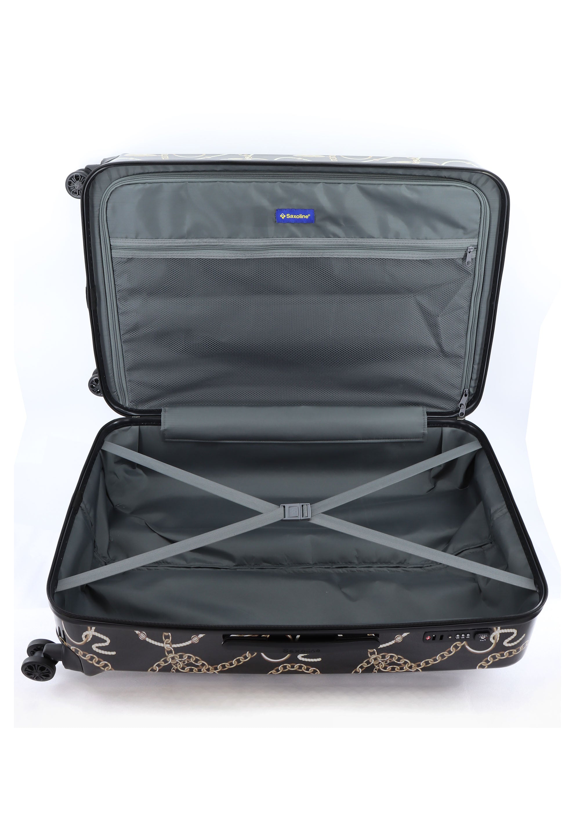 Saxoline Golden Age Hard Suitcase Set / Luggage Set / Trolley Set - 55/66/76 cm (S/M/L)