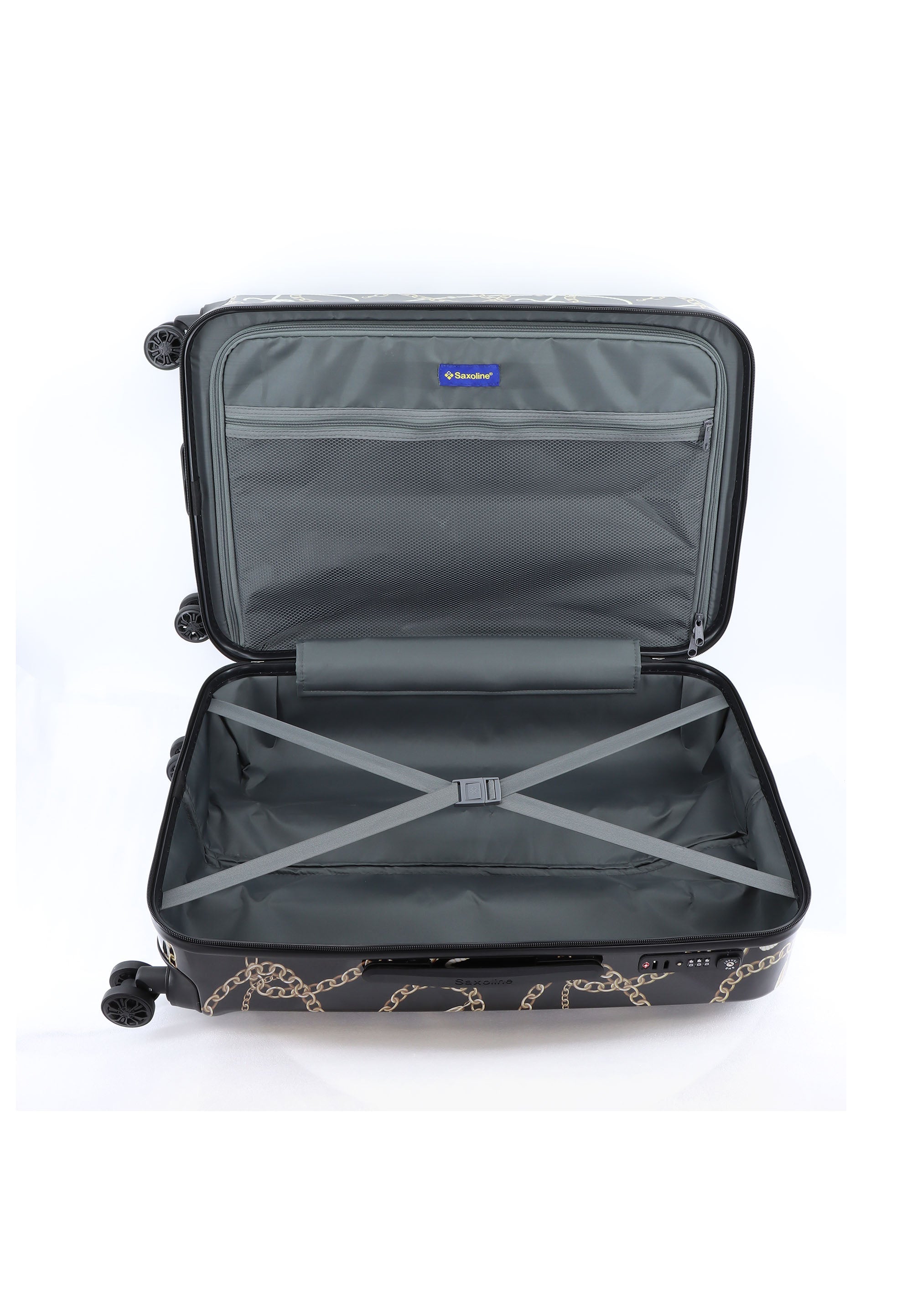 Saxoline Golden Age Hard Suitcase / Luggage / Trolley - 67 cm (Medium)