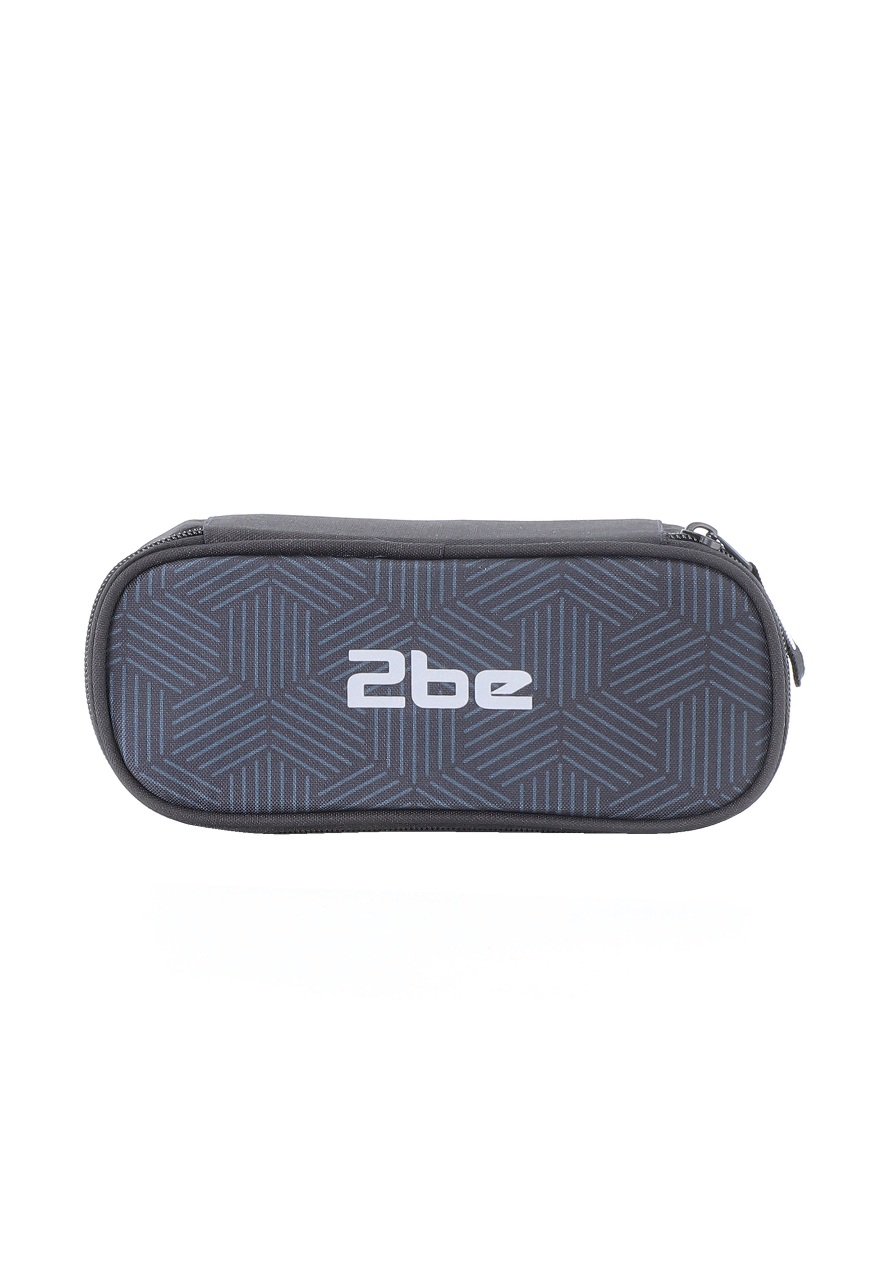 2be School Pencil Case Black/Grey