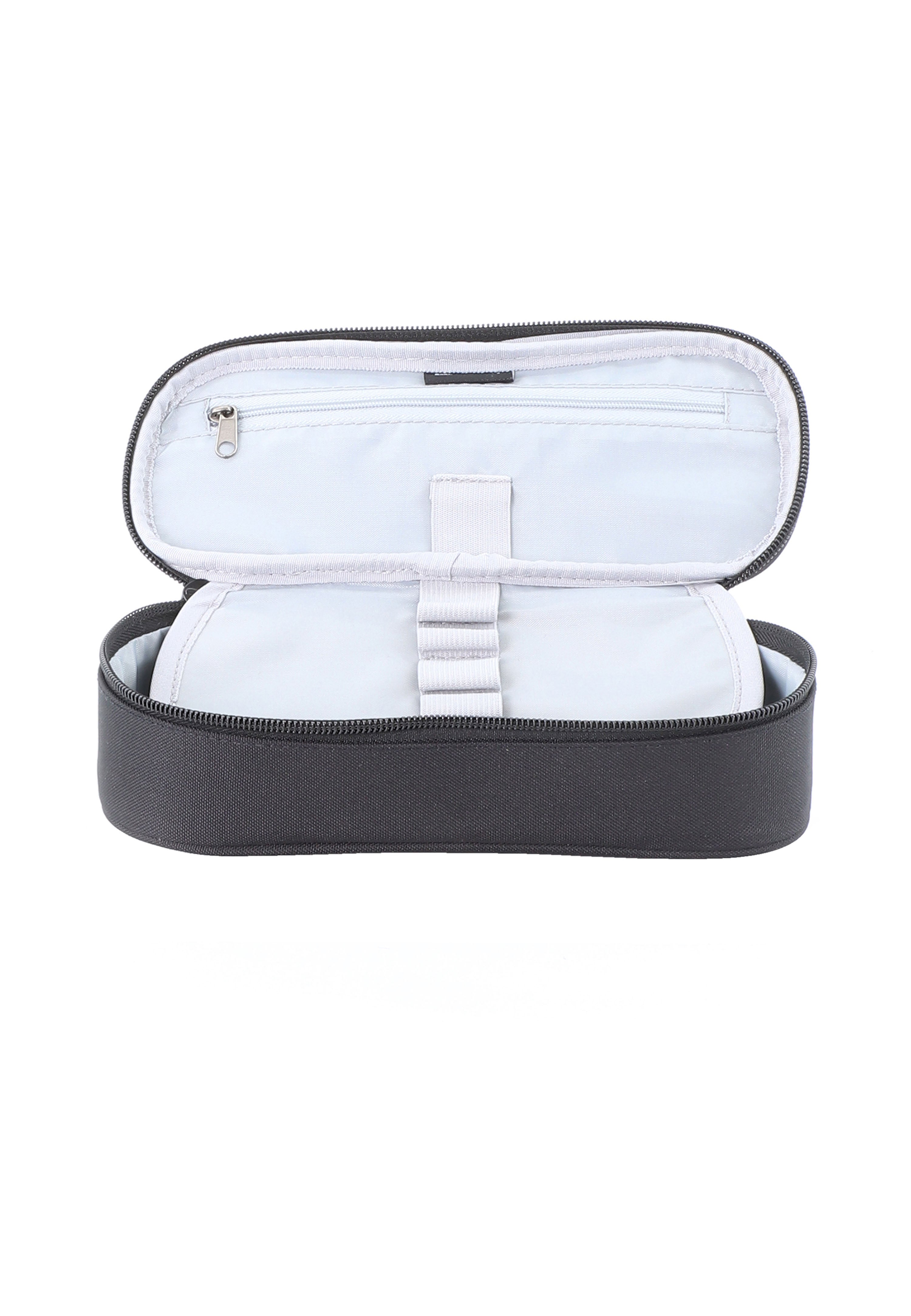 2be School Pencil Case Black/Grey