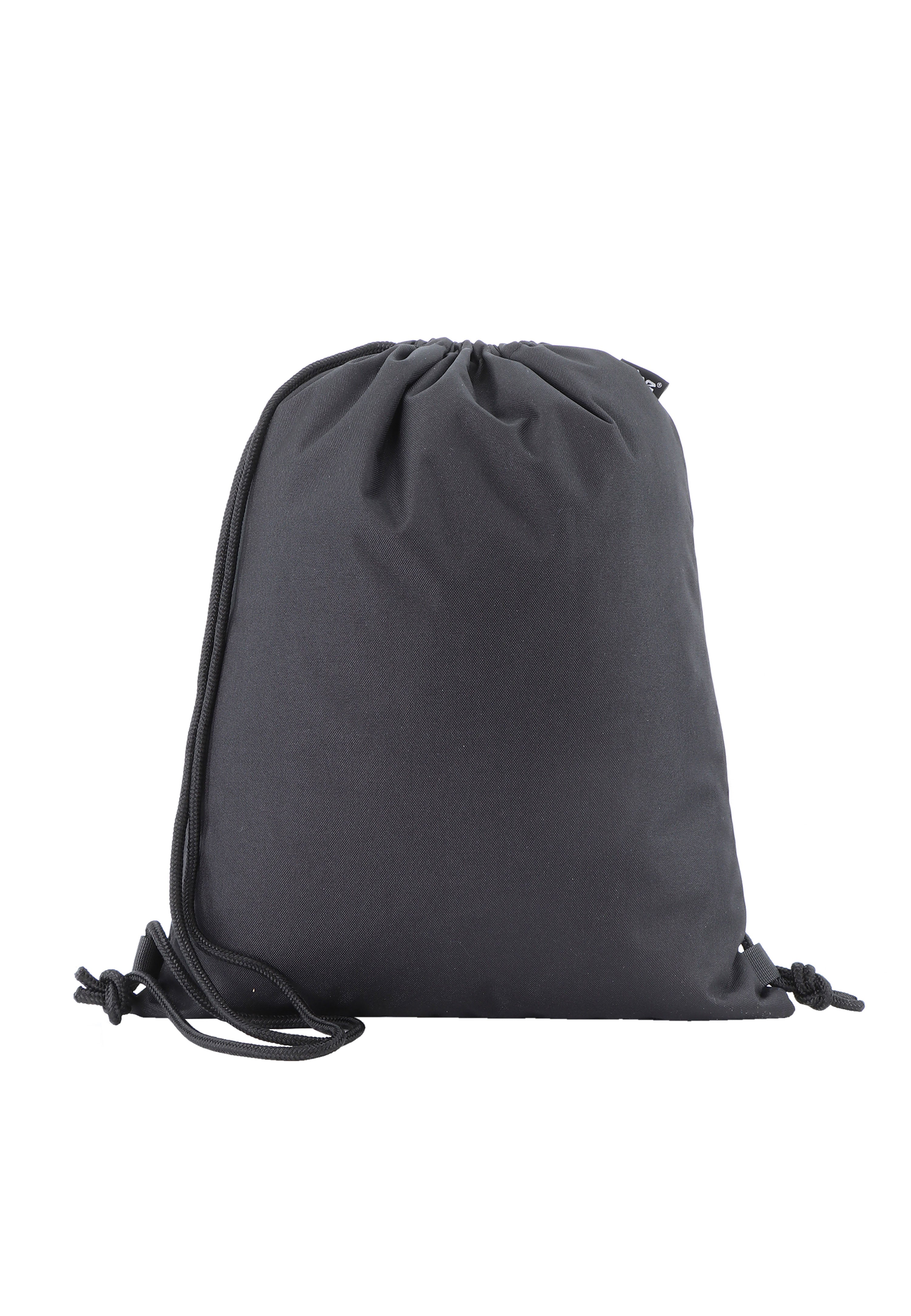 2be String Bag / Lightweight Backpack / Gym Bag Black/Grey