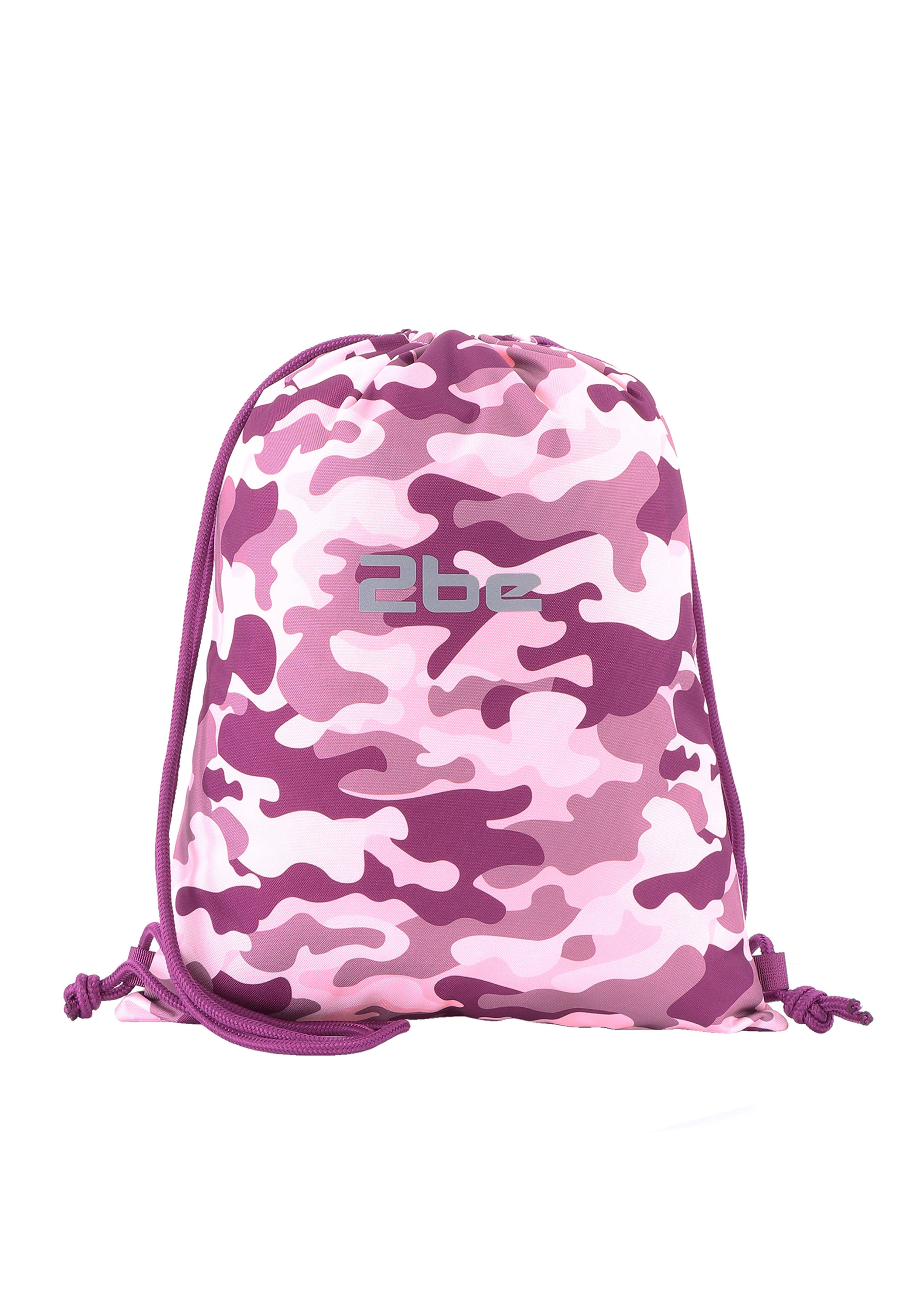 2be String Bag / Lightweight Backpack / Gym Bag Pink