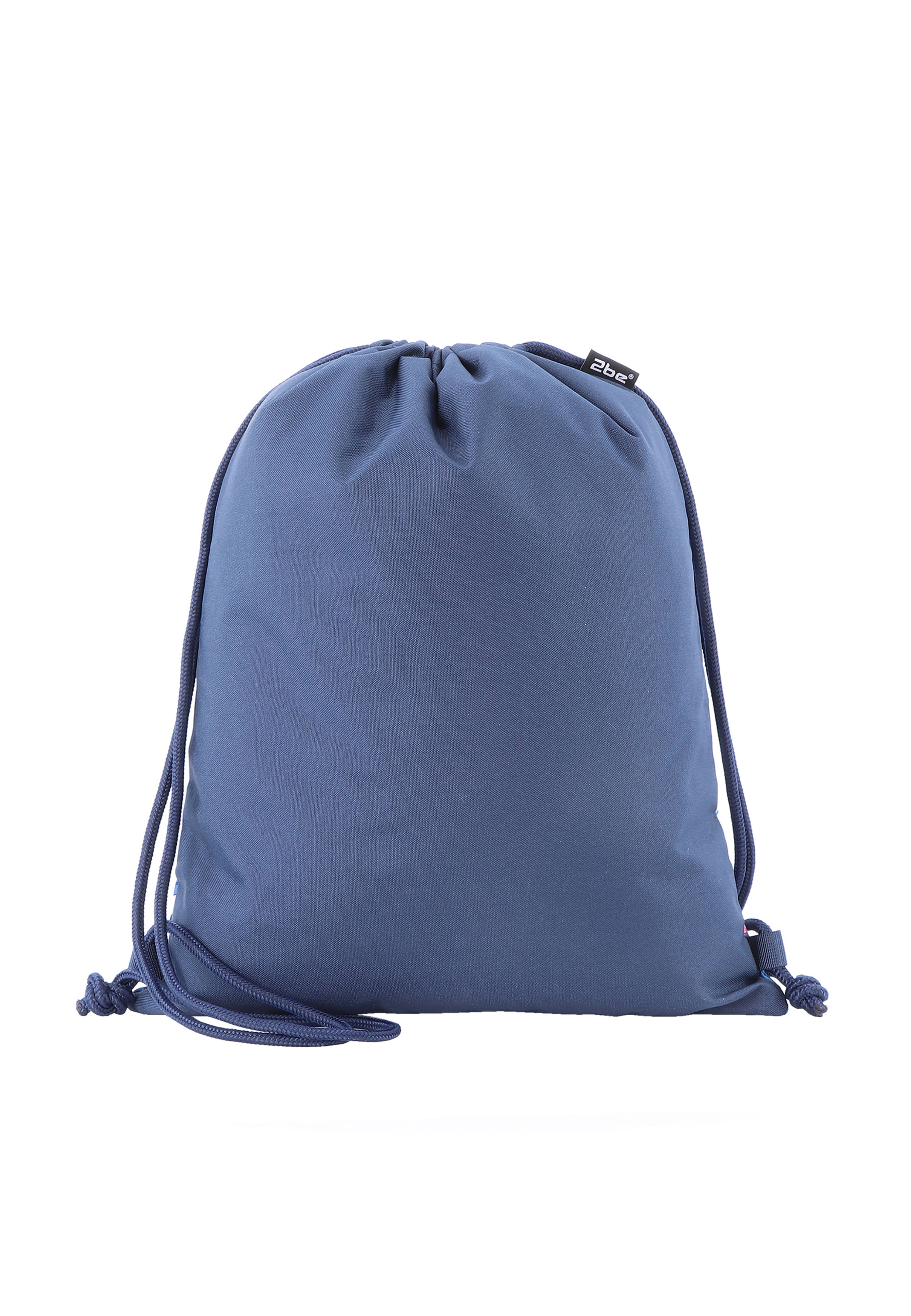 2be String Bag / Lightweight Backpack / Gym Bag Blue