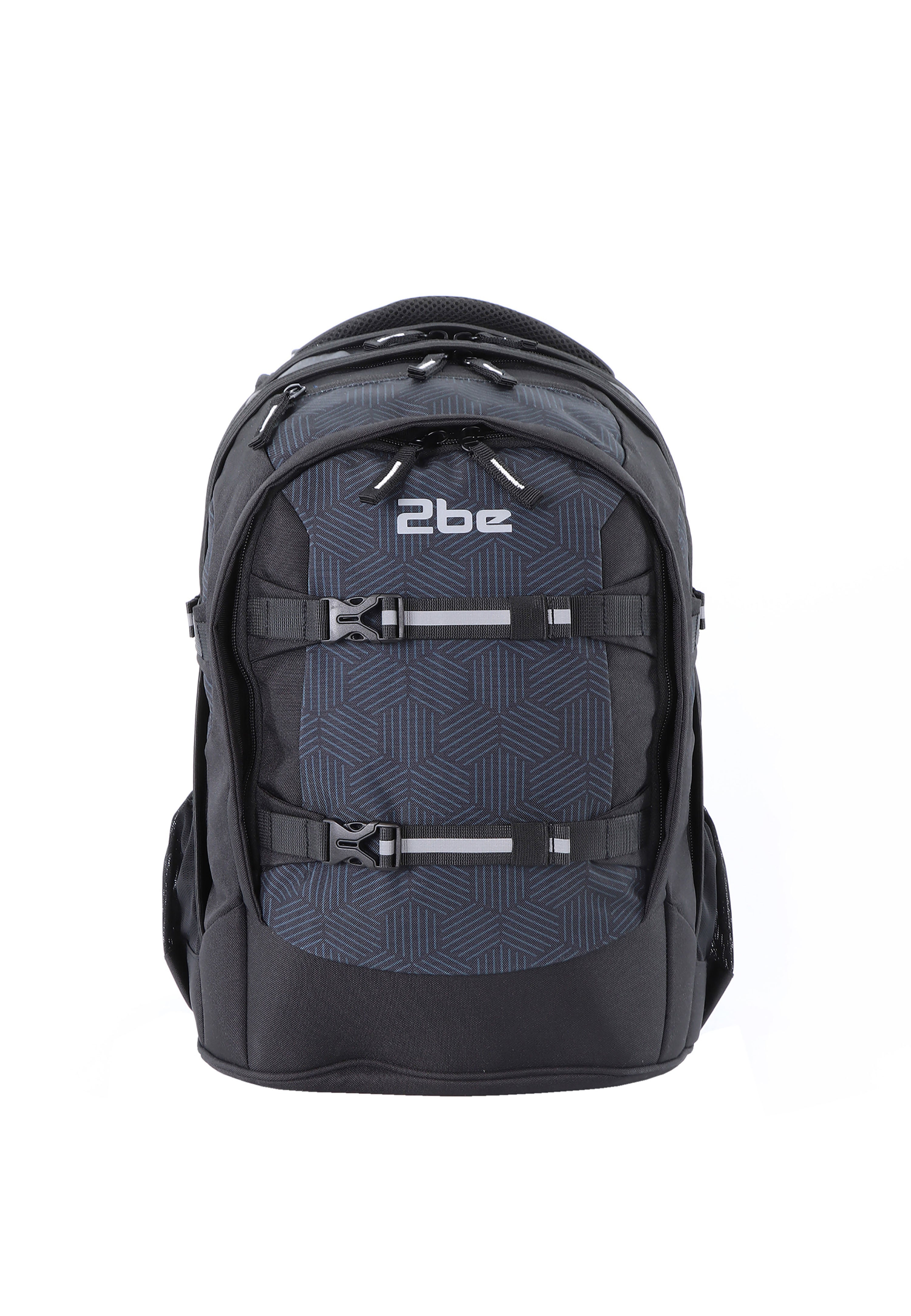 2be Backpack / School Backpack / Laptop Backpack Black-Grey
