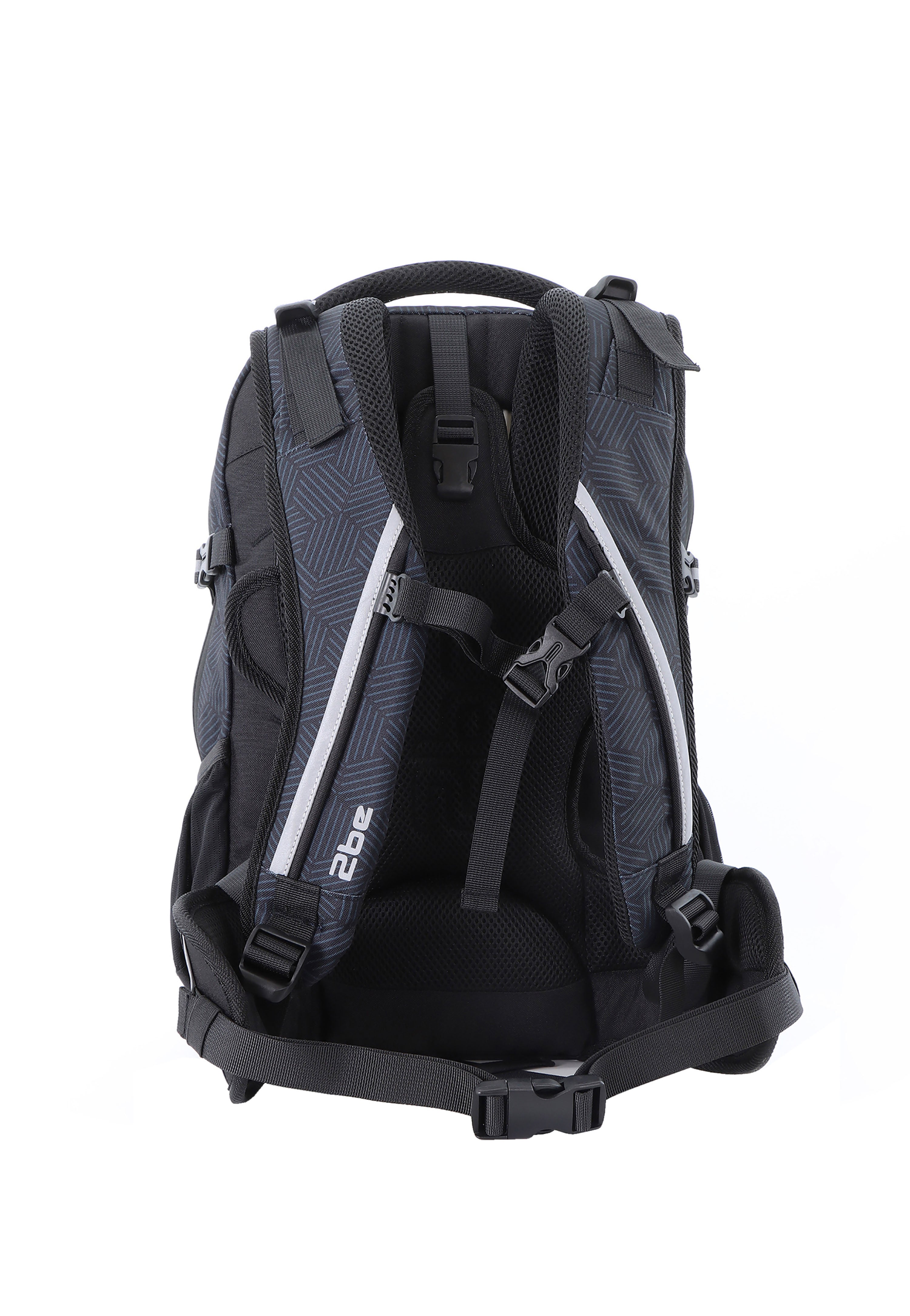 2be Backpack / School Backpack / Laptop Backpack Black-Grey
