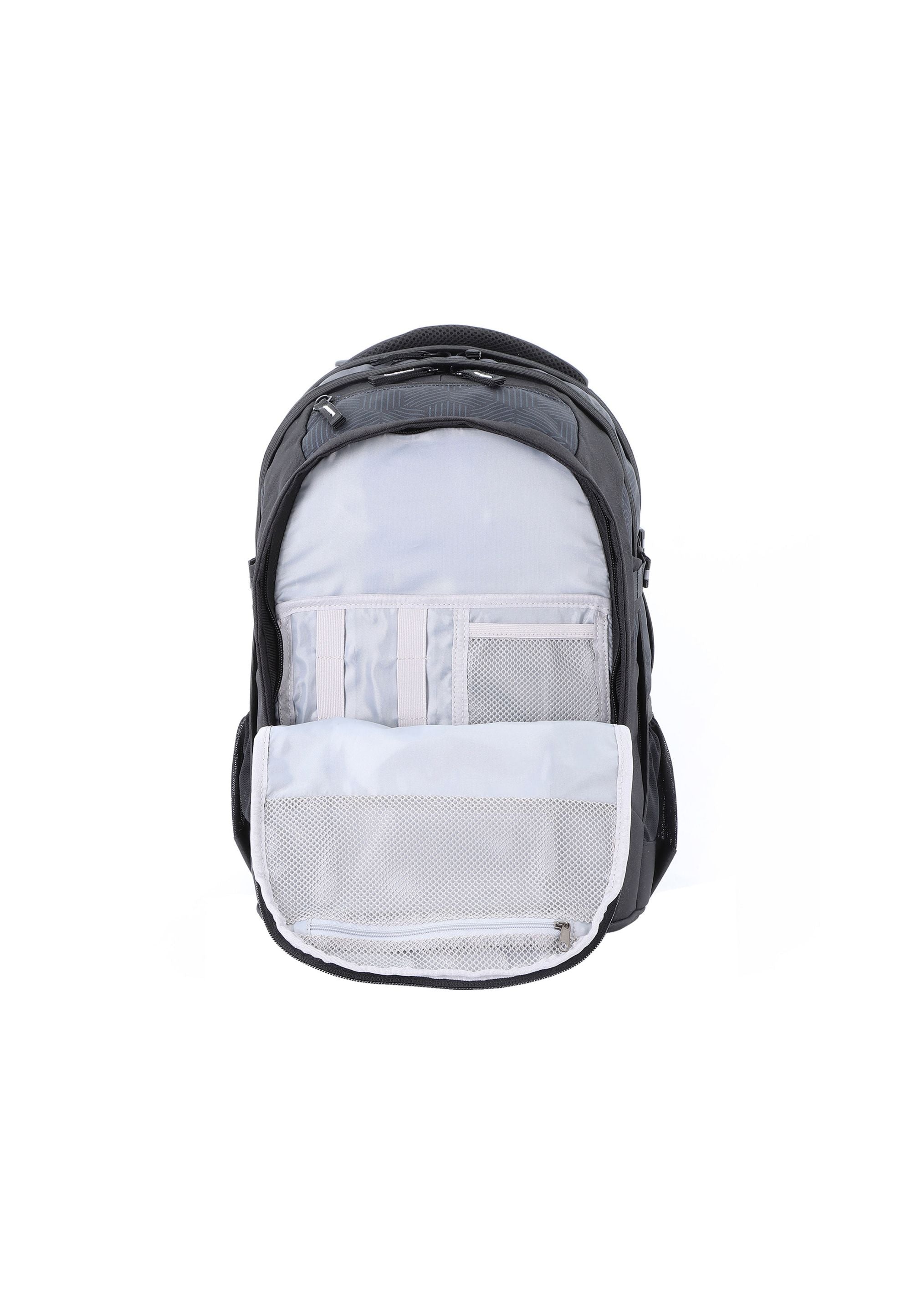2be Schoolbag / Laptop Backpack / With Gym Bag and Pencil Case Black/Grey