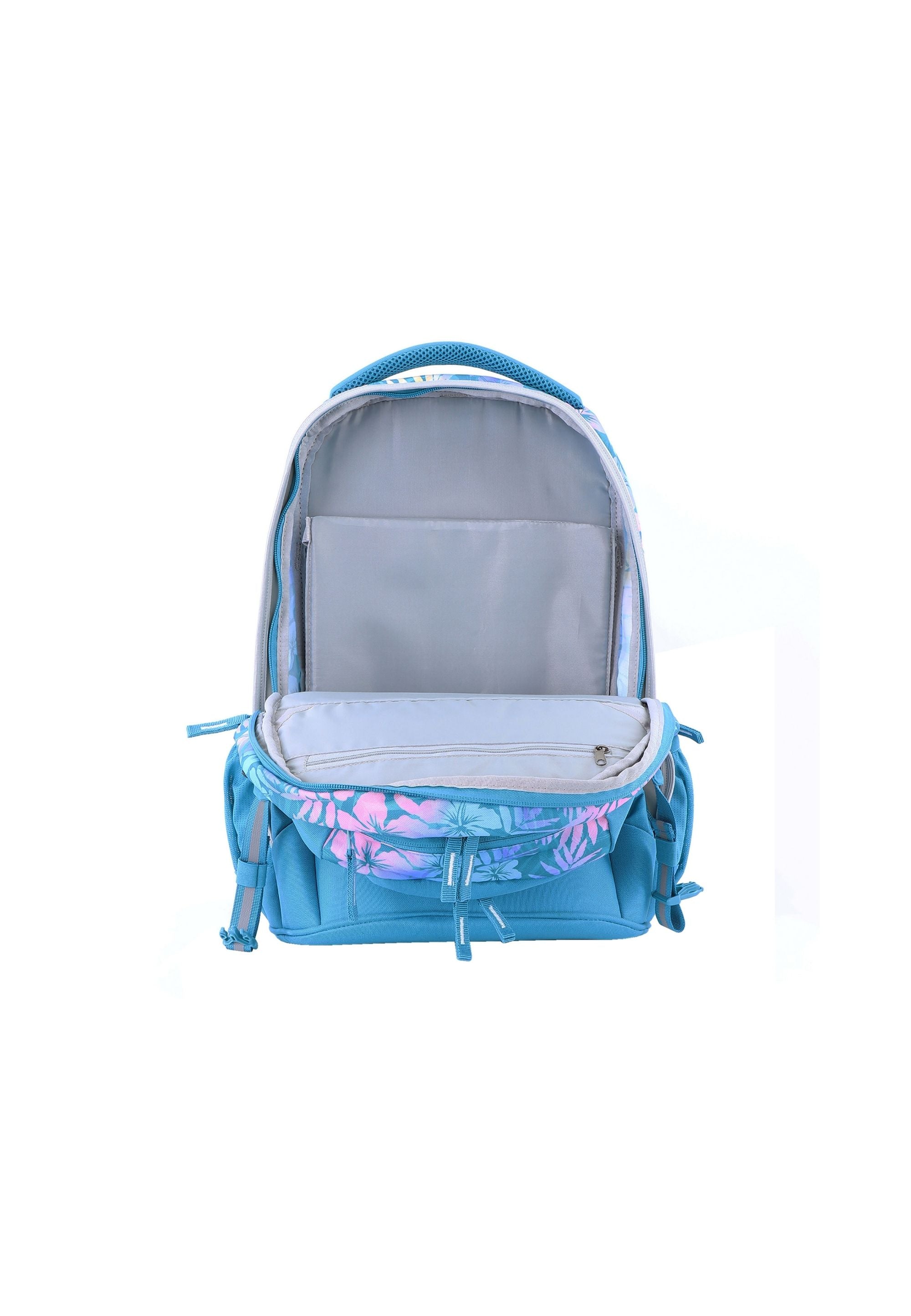 2be Schoolbag / Laptop Backpack / With Gym Bag and Pencil Case Turquoise