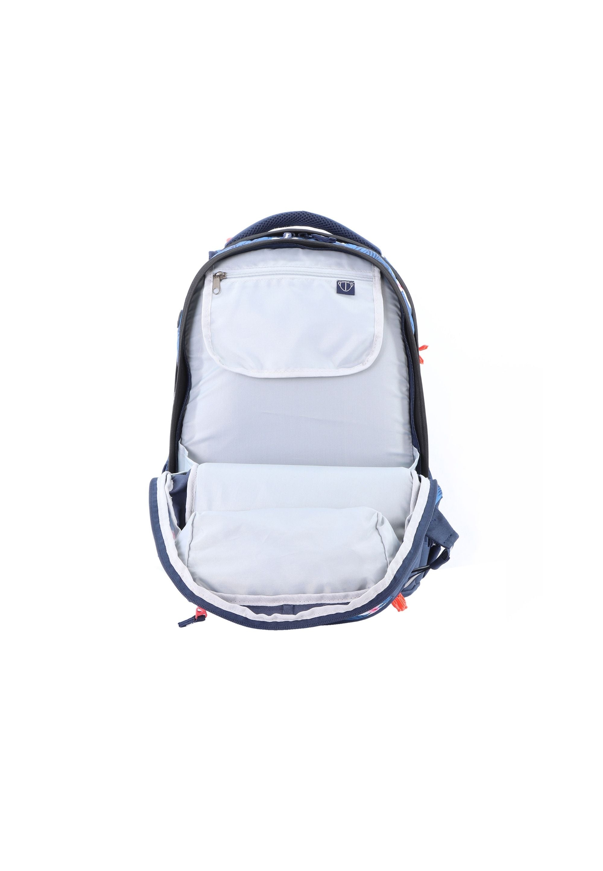 2be Schoolbag / Laptop Backpack / With Gym Bag and Pencil Case Blue