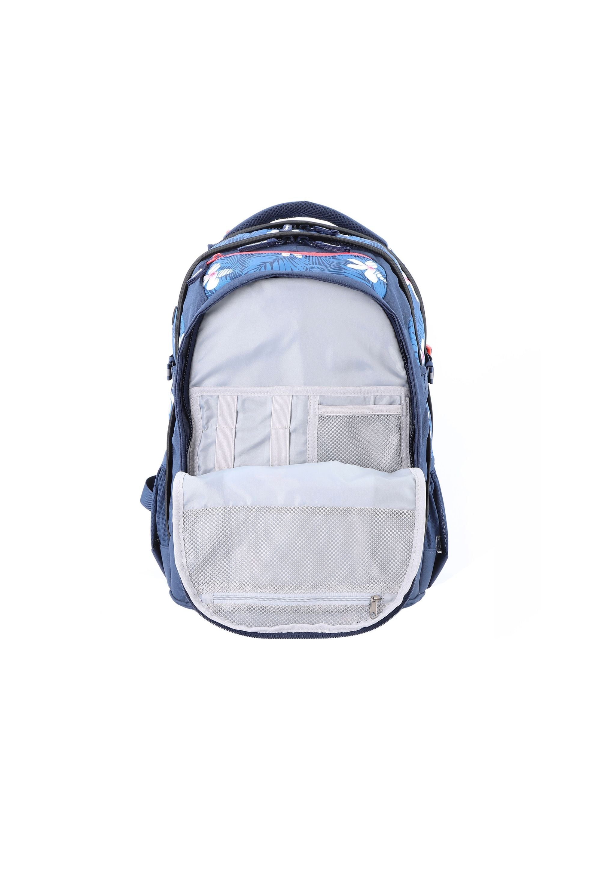 2be Schoolbag / Laptop Backpack / With Gym Bag and Pencil Case Blue