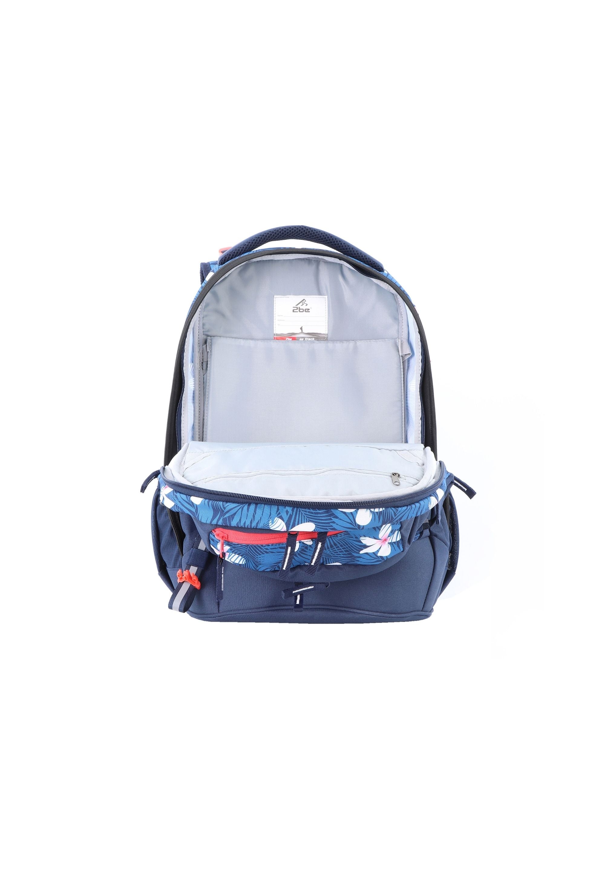 2be Schoolbag / Laptop Backpack / With Gym Bag and Pencil Case Blue