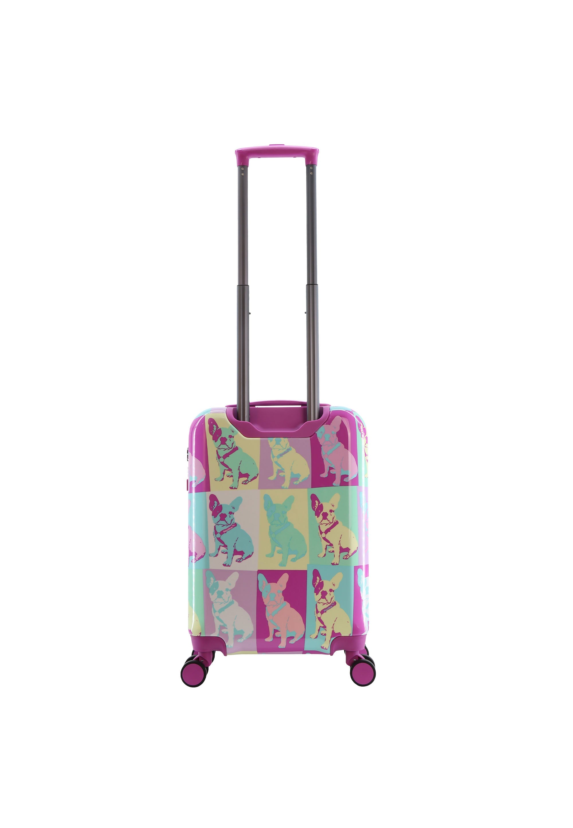 Saxoline Blue Bulldog Emotion Handluggage Hard Suitcase / Luggage / Trolley - 55 cm (Small)