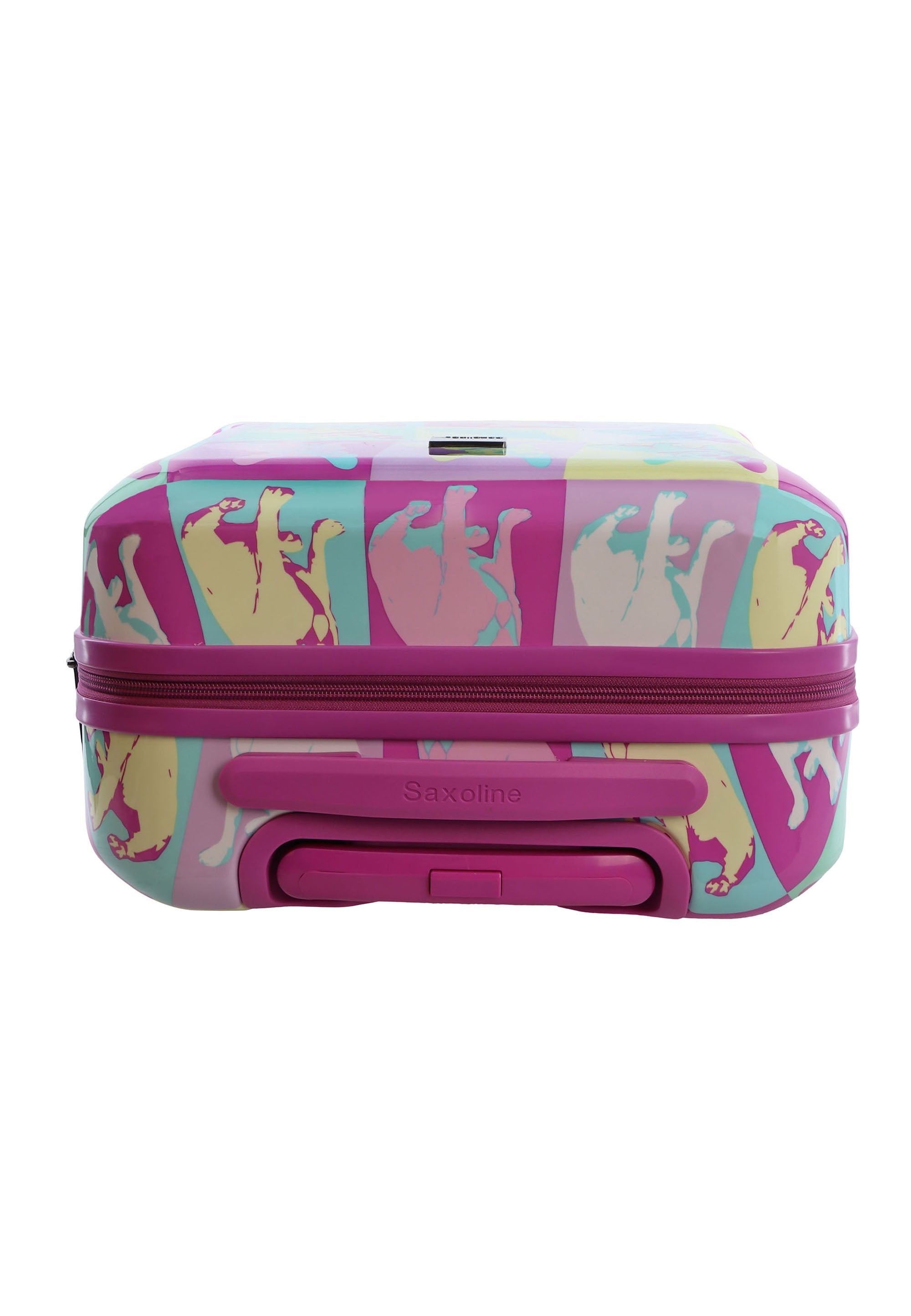 Saxoline Blue Bulldog Emotion Handluggage Hard Suitcase / Luggage / Trolley - 55 cm (Small)