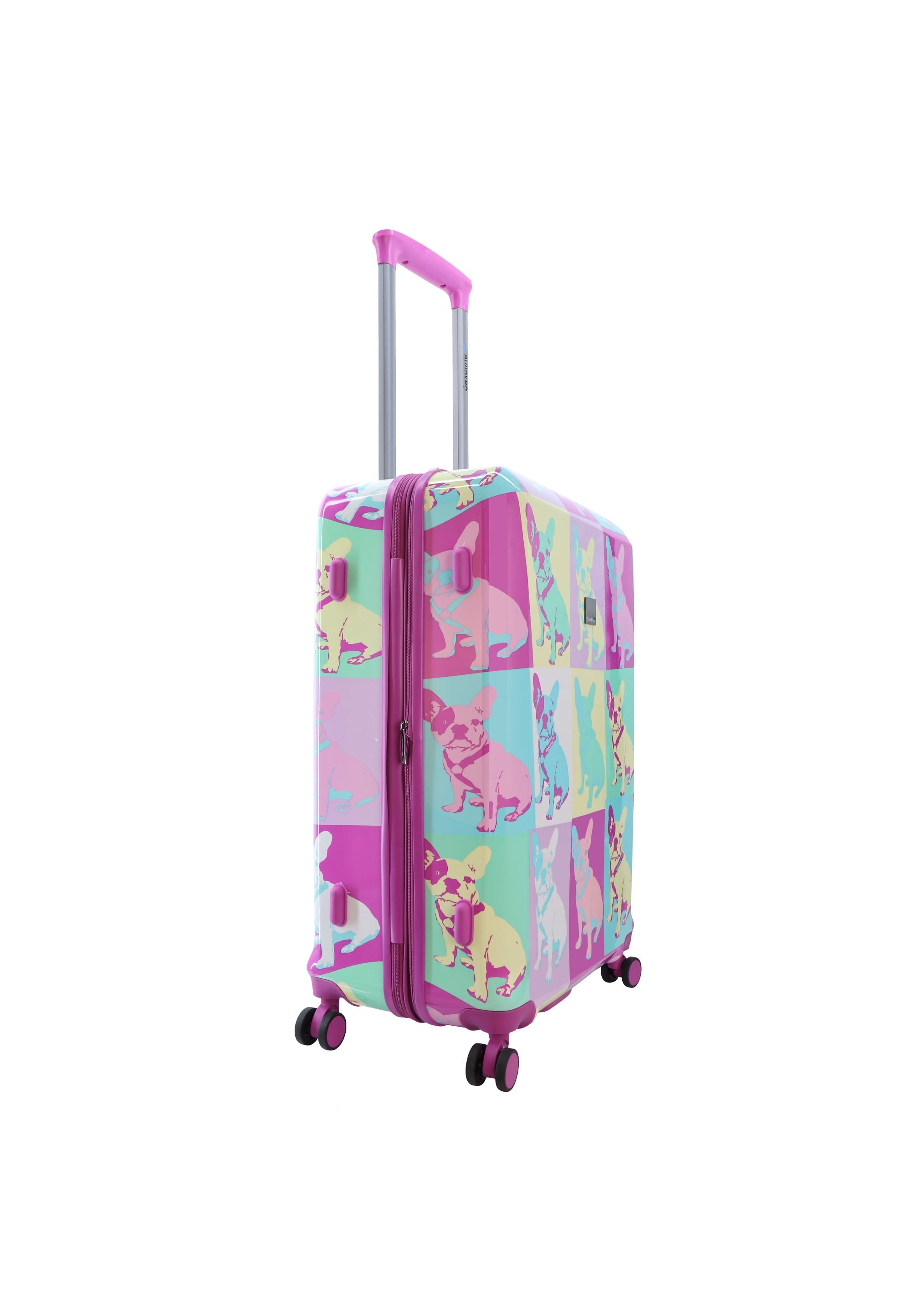 Saxoline Blue Bulldog Emotion Hard Suitcase / Luggage / Trolley - 67 cm (Medium)
