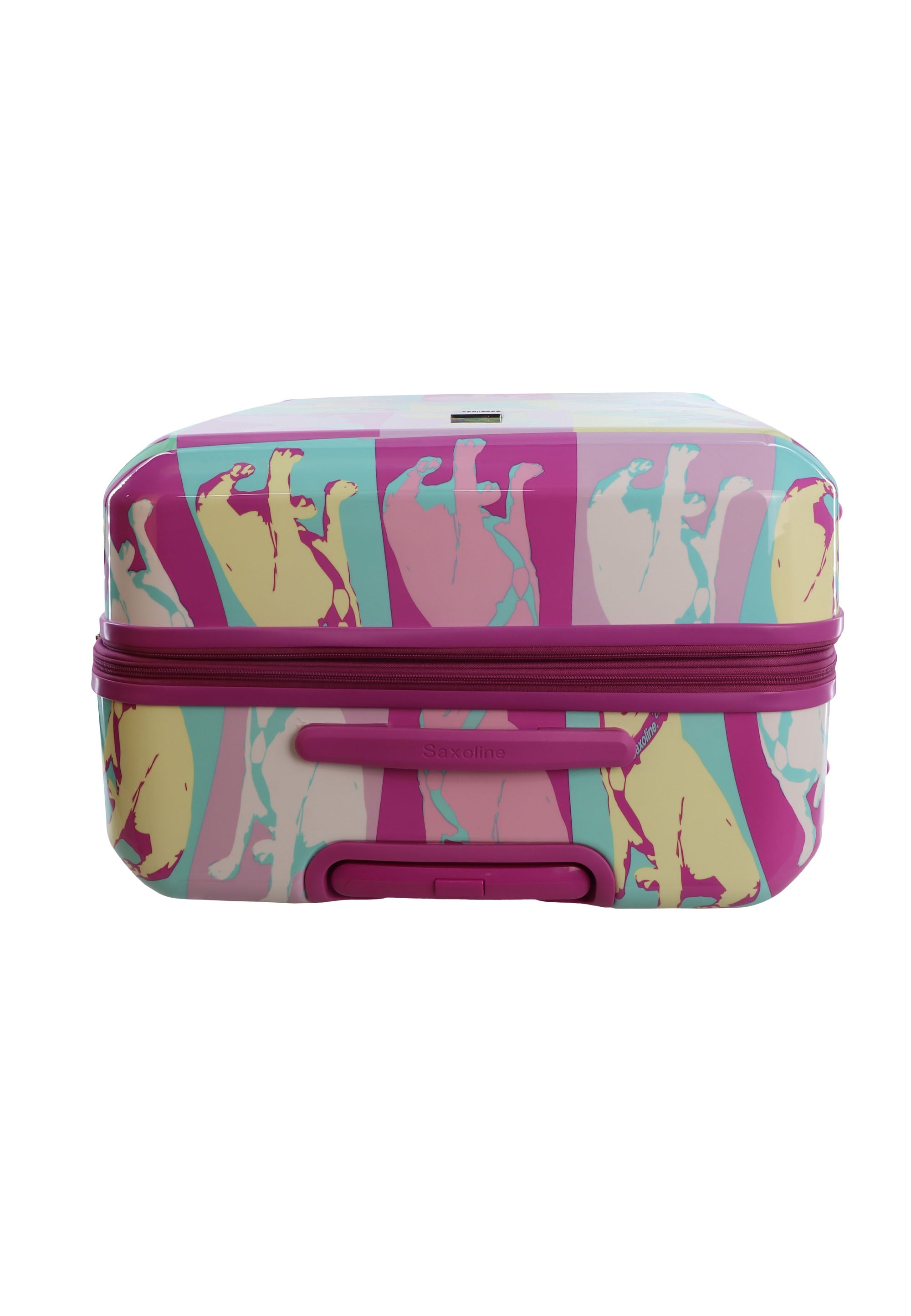 Saxoline Blue Bulldog Emotion Hard Suitcase / Luggage / Trolley - 67 cm (Medium)