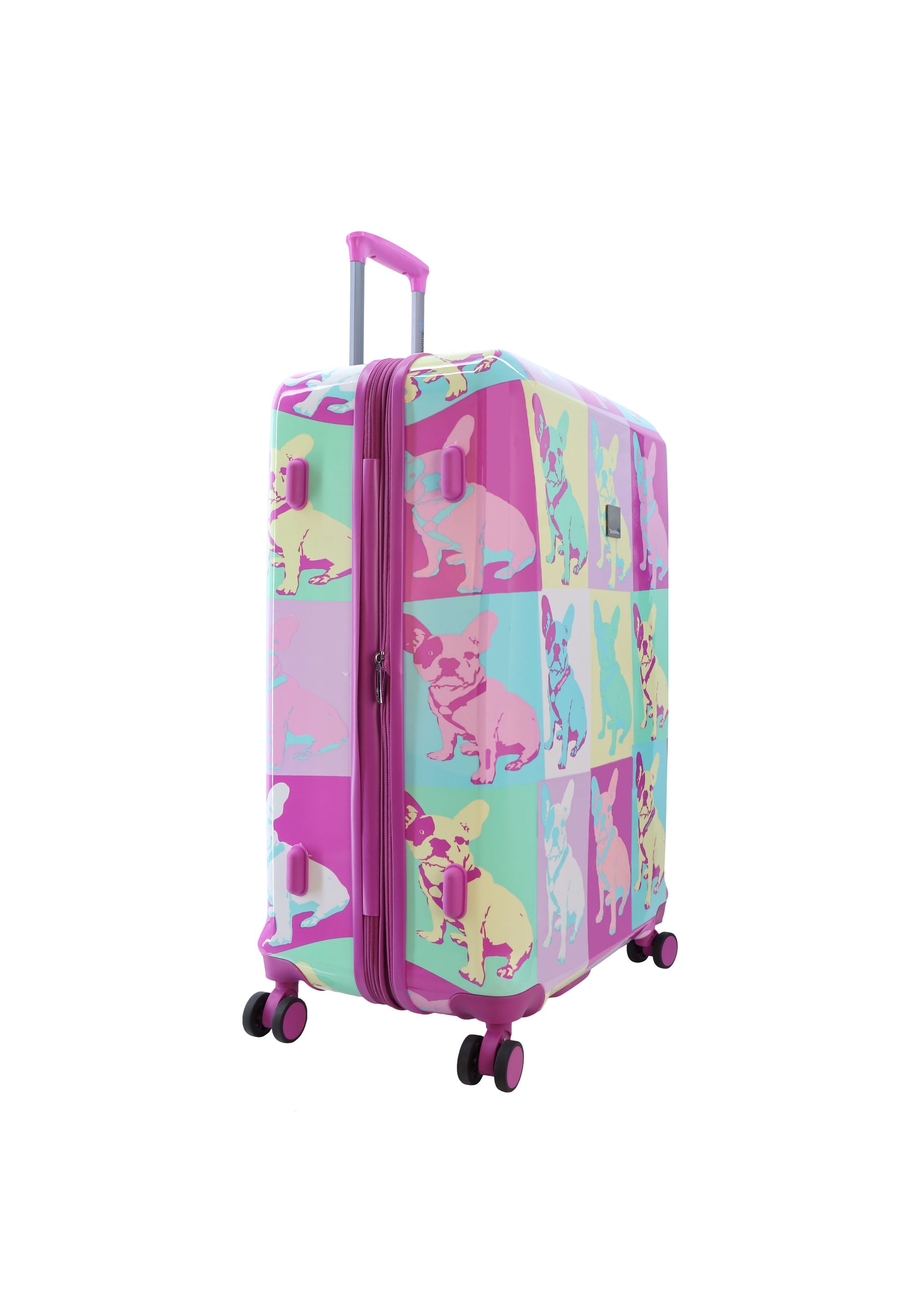 Saxoline Blue Bulldog Emotion Hard Suitcase / Luggage / Trolley - 77 cm (Large)