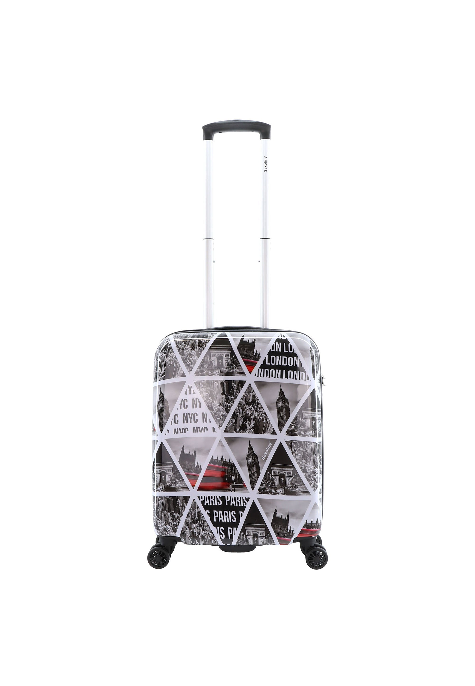 Saxoline Cities Handluggage HardSuitcase / Trolley / Travel Suitcase - 54 cm - (Small)
