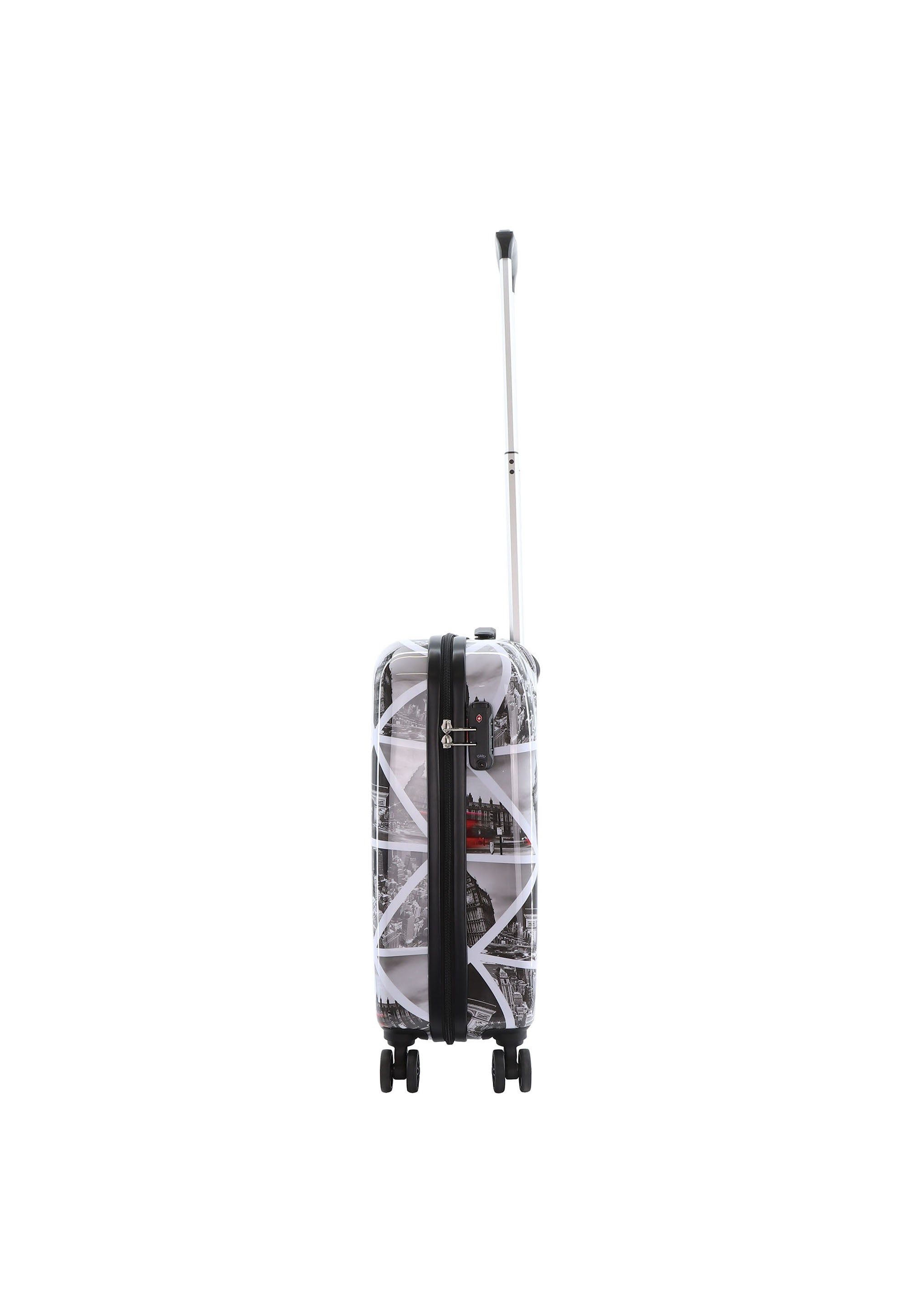 Saxoline Cities Handluggage HardSuitcase / Trolley / Travel Suitcase - 54 cm - (Small)
