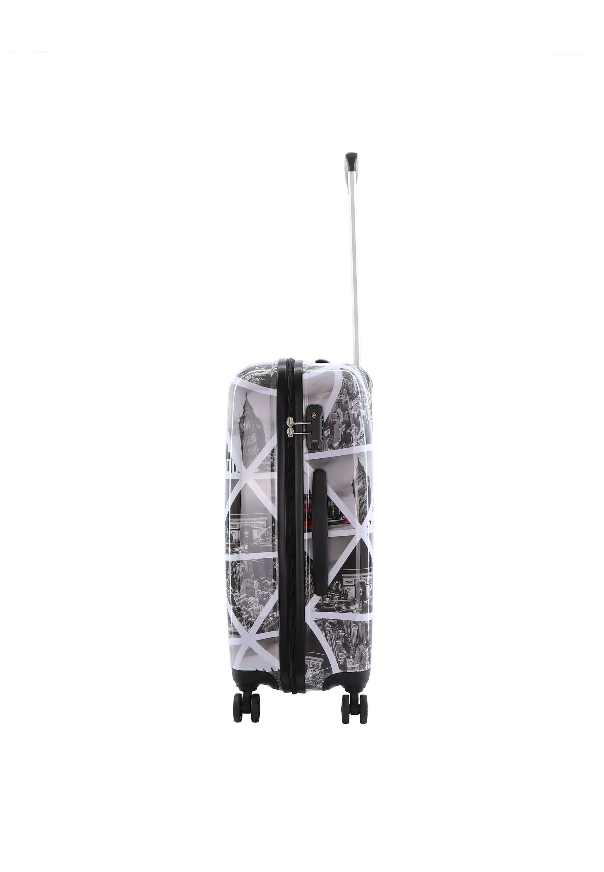 Saxoline Cities Hard Suitcase / Trolley / Luggage - 67 cm - (Medium)
