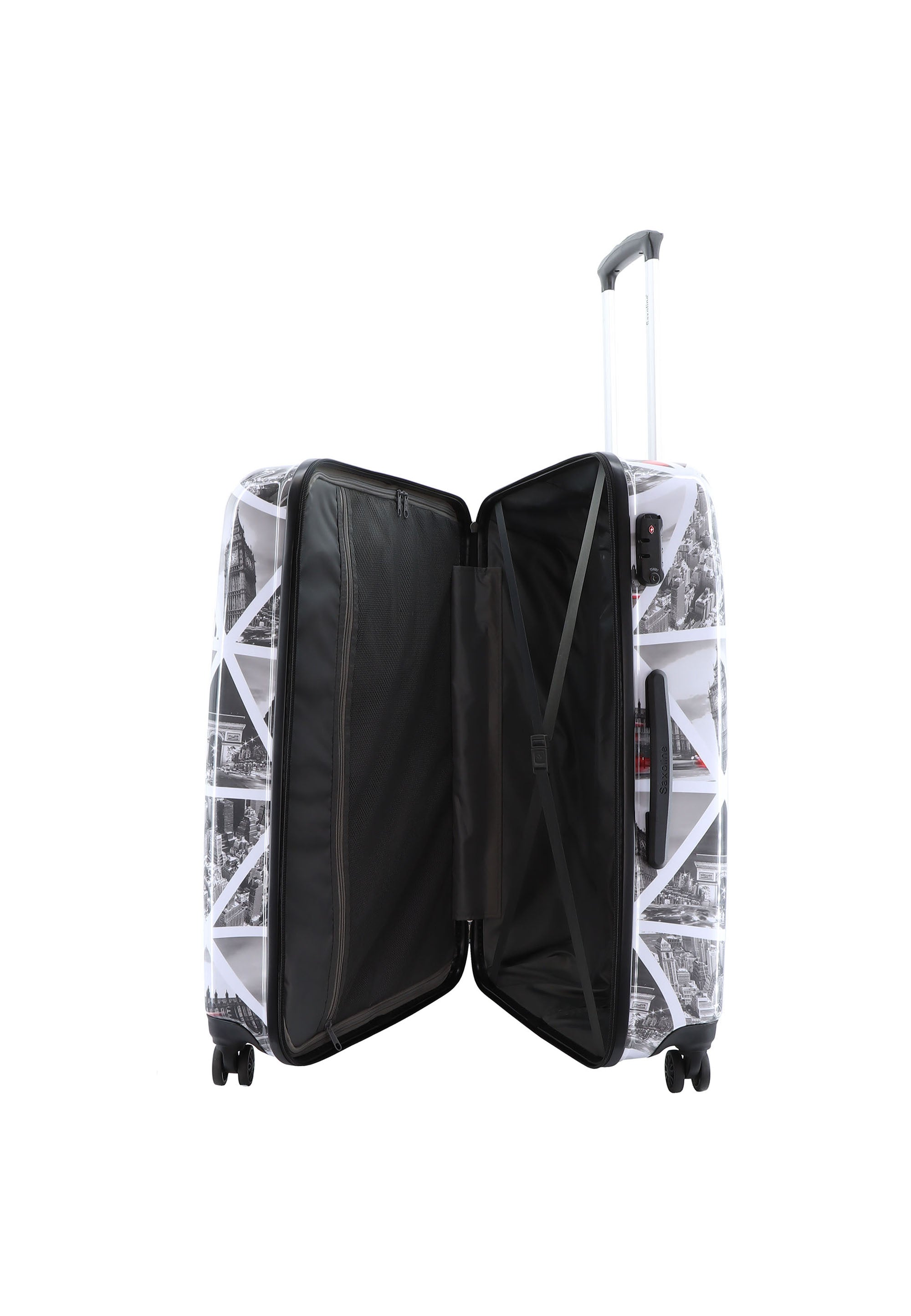 Saxoline Cities Hard Suitcase / Trolley / Luggage - 78 cm - (Large)