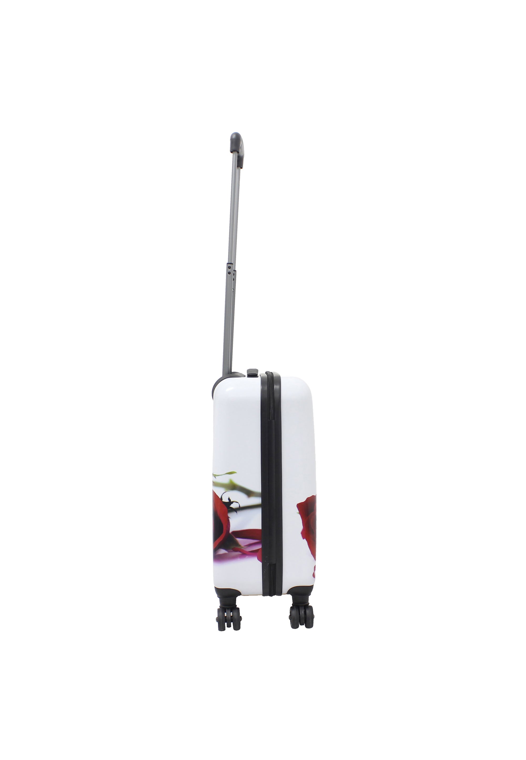 Saxoline Red Roses Handluggage HardSuitcase / Trolley / Travel Suitcase - 54 cm - (Small)