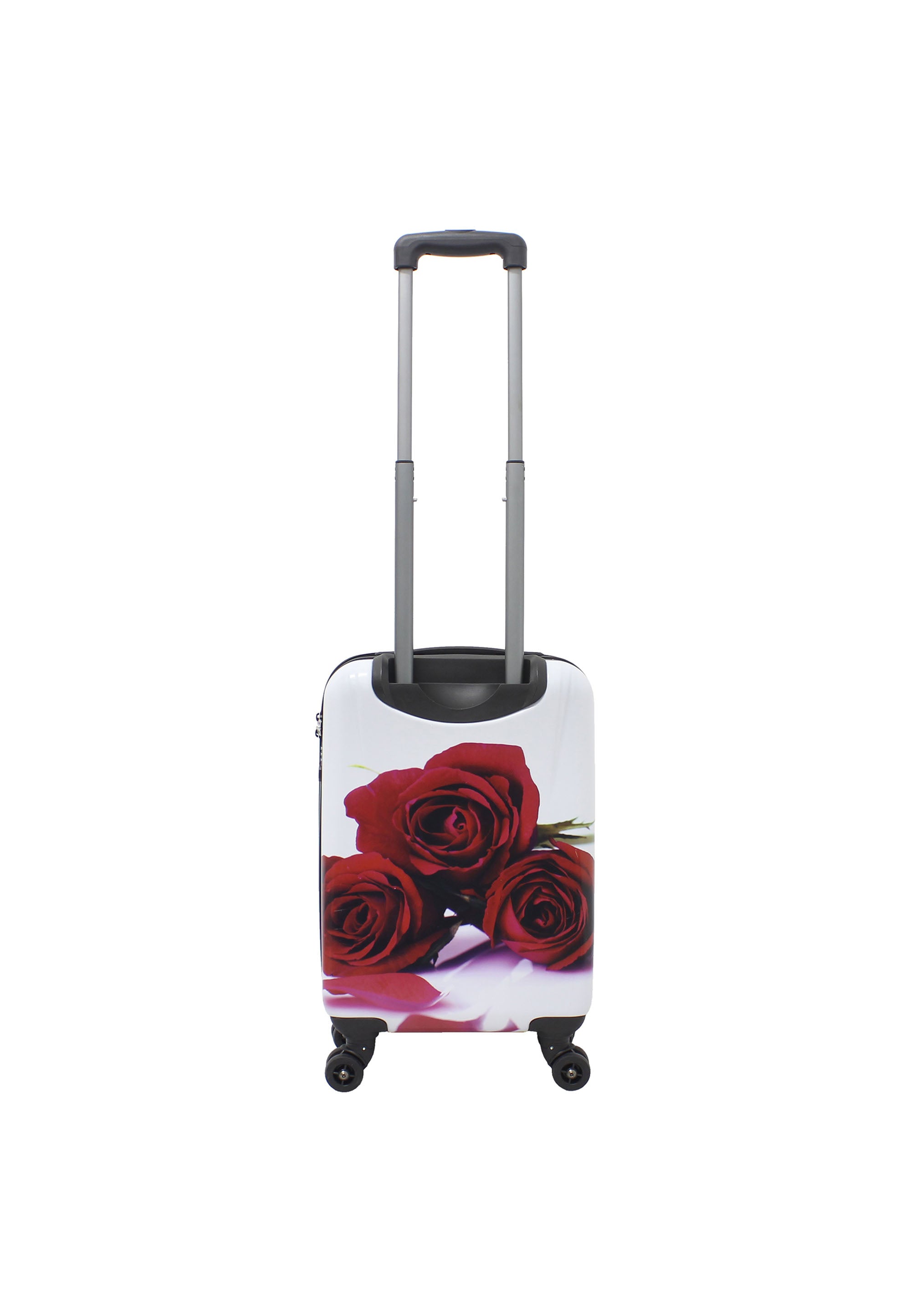 Saxoline Red Roses Handluggage HardSuitcase / Trolley / Travel Suitcase - 54 cm - (Small)